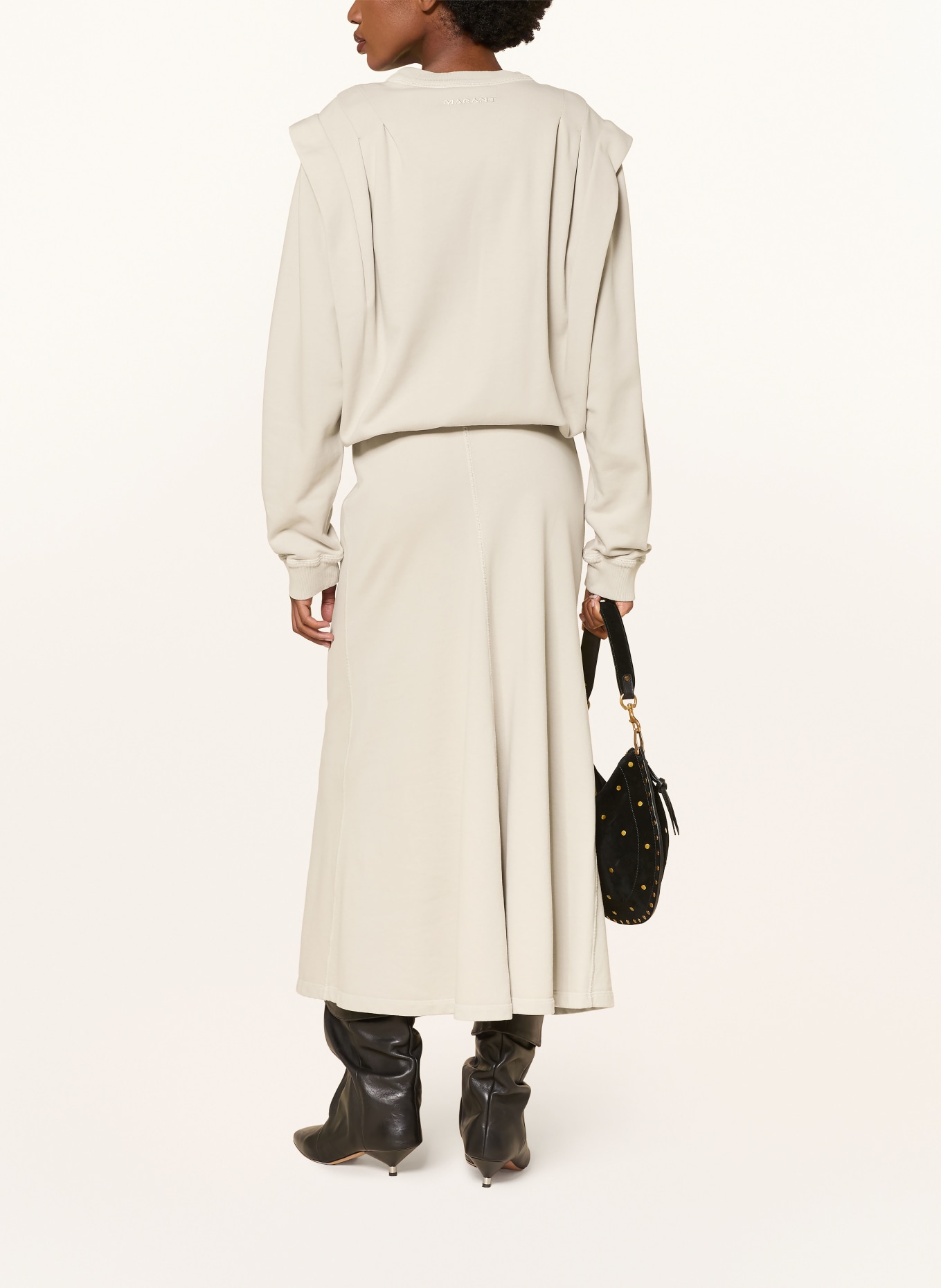 MARANT ÉTOILE Rochie din material de trening SOLMA: BEJ