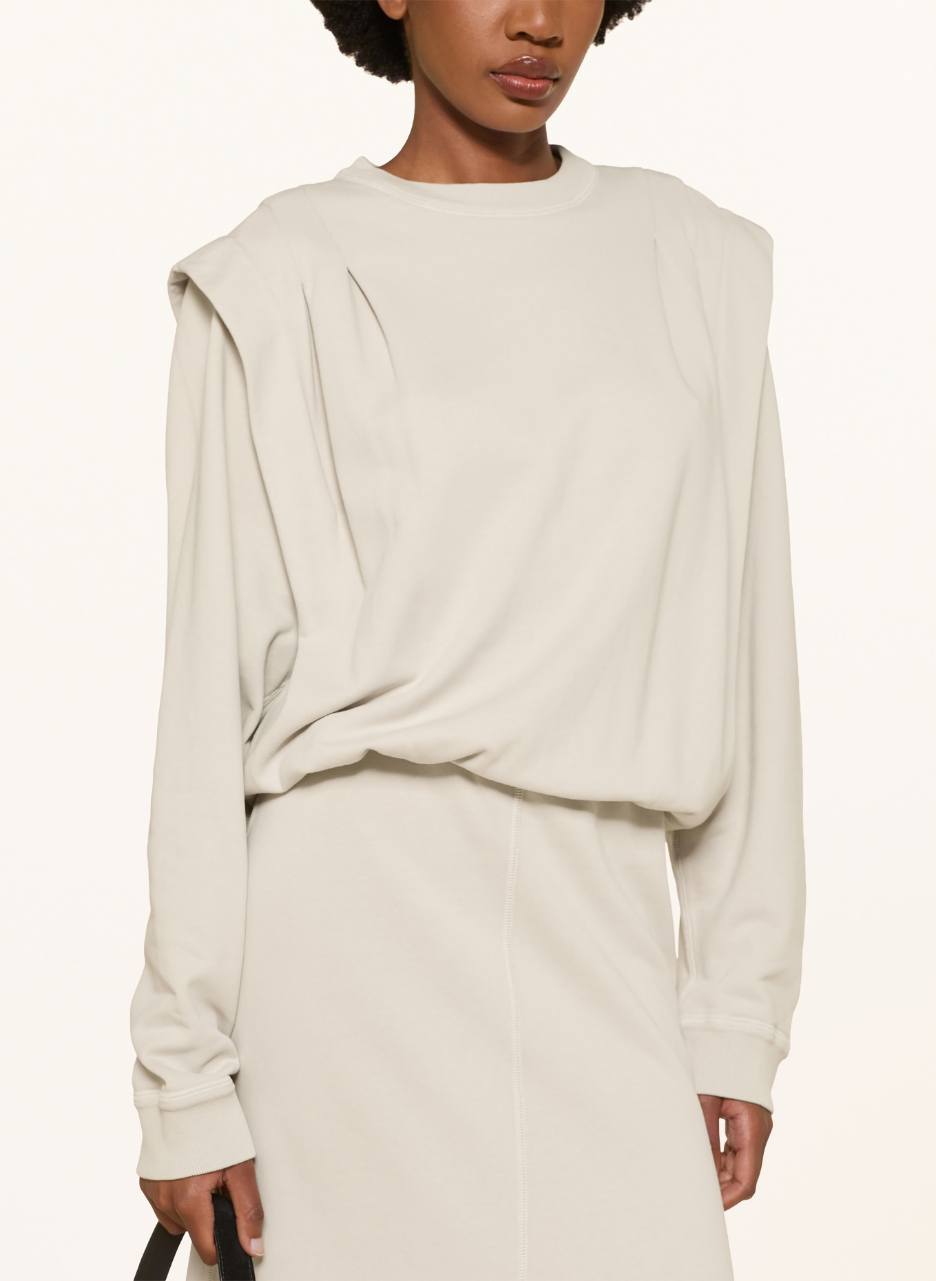 MARANT ÉTOILE Rochie din material de trening SOLMA: BEJ