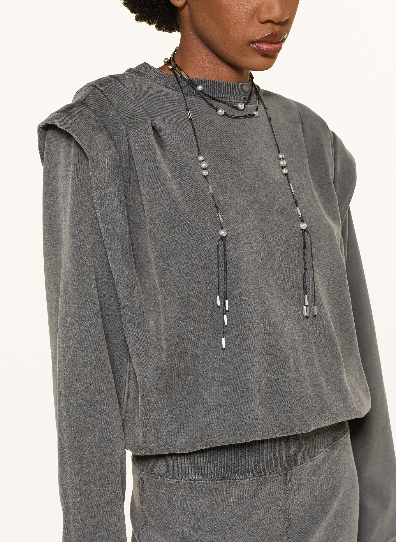 MARANT ÉTOILE Sweatkleid SOLMA: DUNKELGRAU