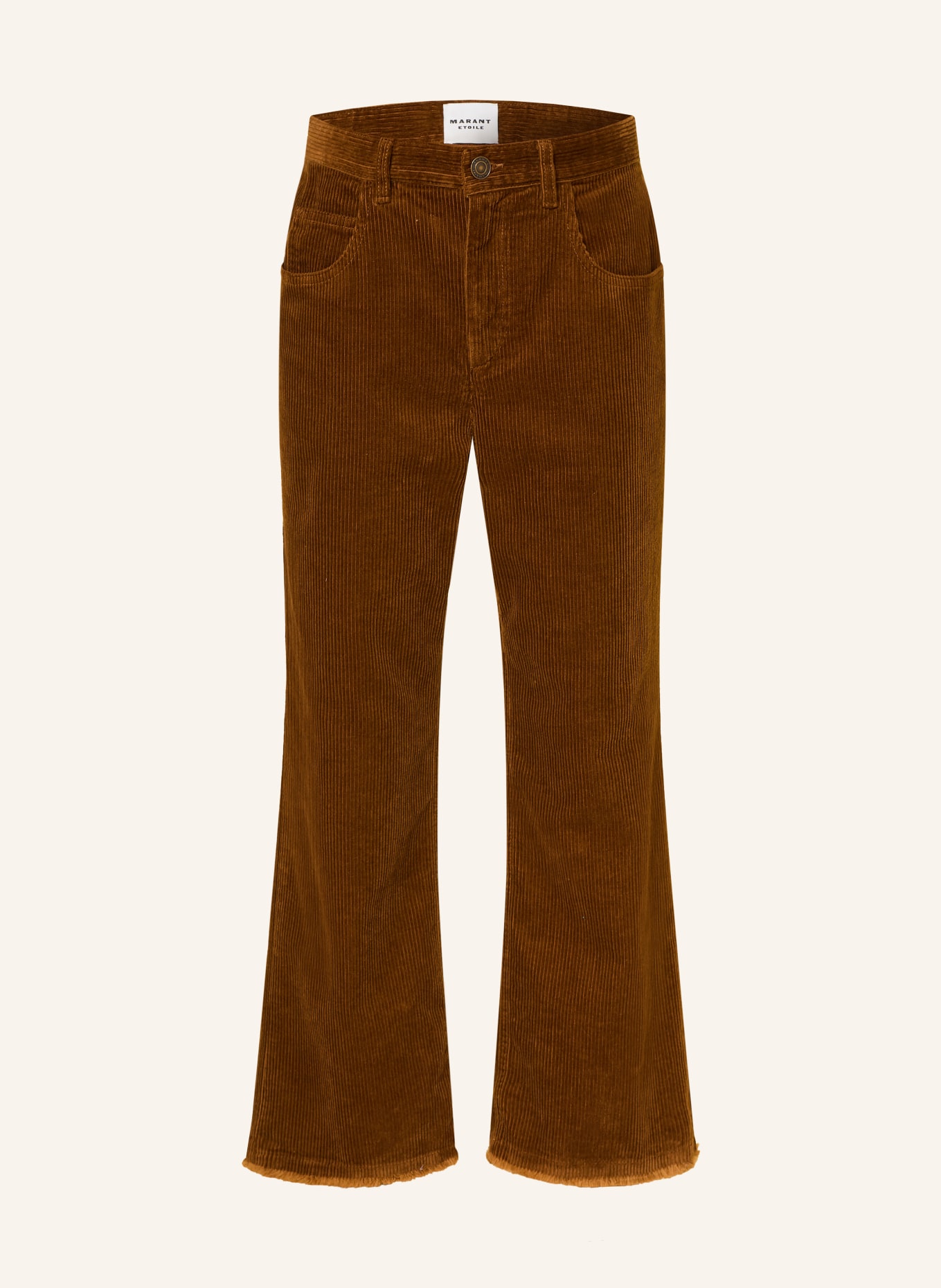 MARANT ÉTOILE RUTHIE Cord Culottes: BROWN