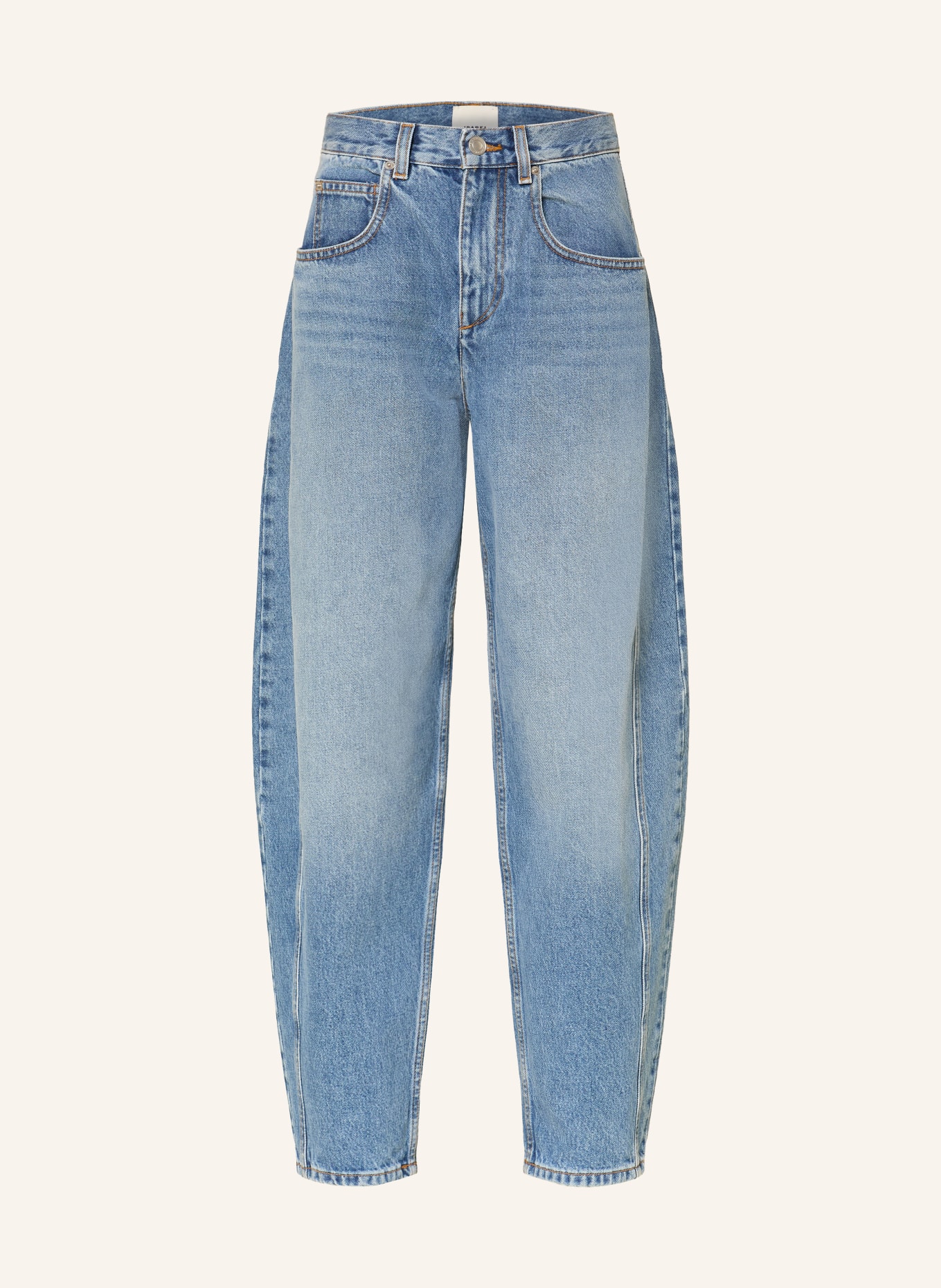 MARANT ÉTOILE ORIANE Barrel-leg jeans: 30LU LIGHT BLUE