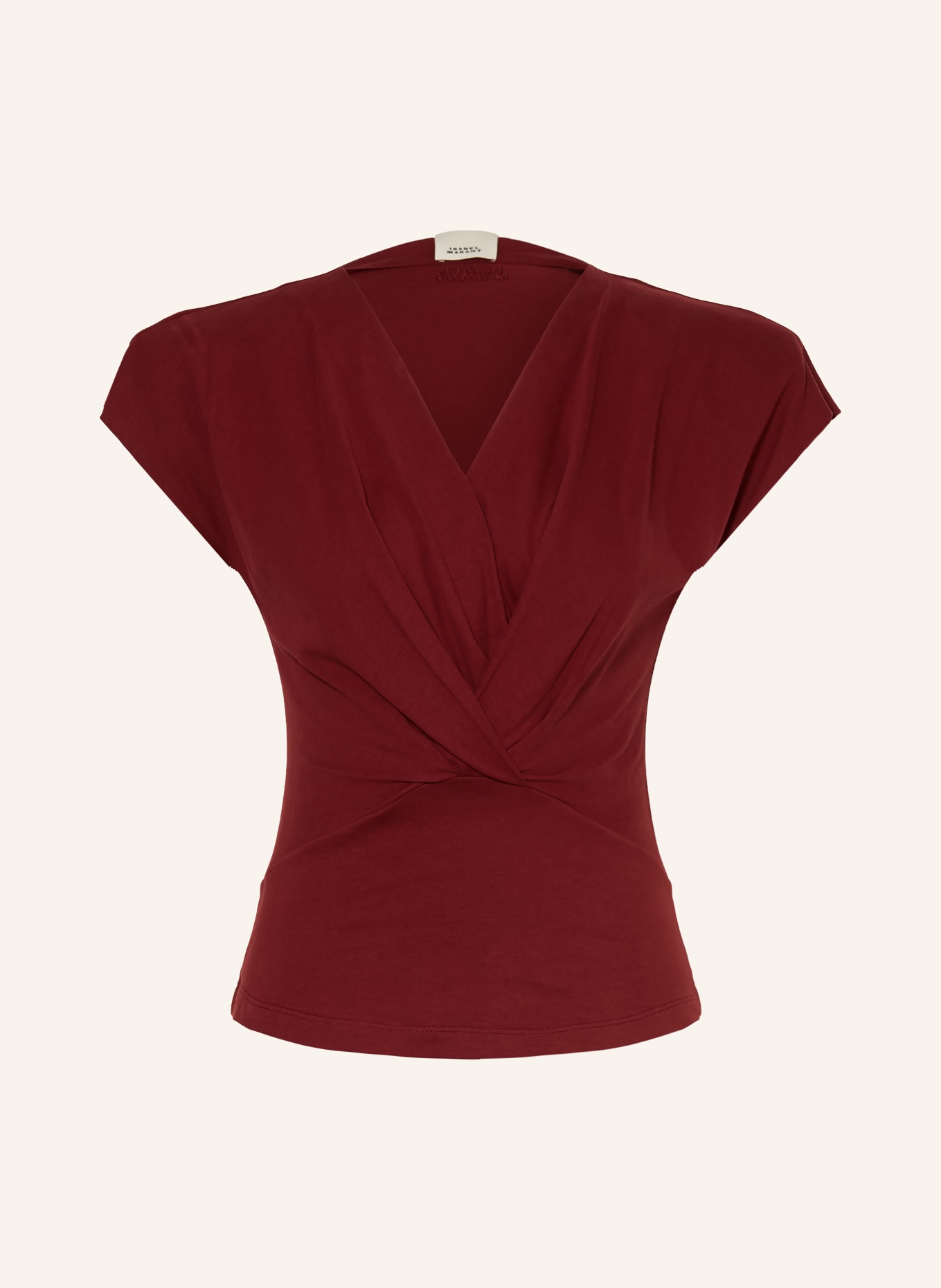 MARANT ÉTOILE NADRINE T-shirt: DARK RED