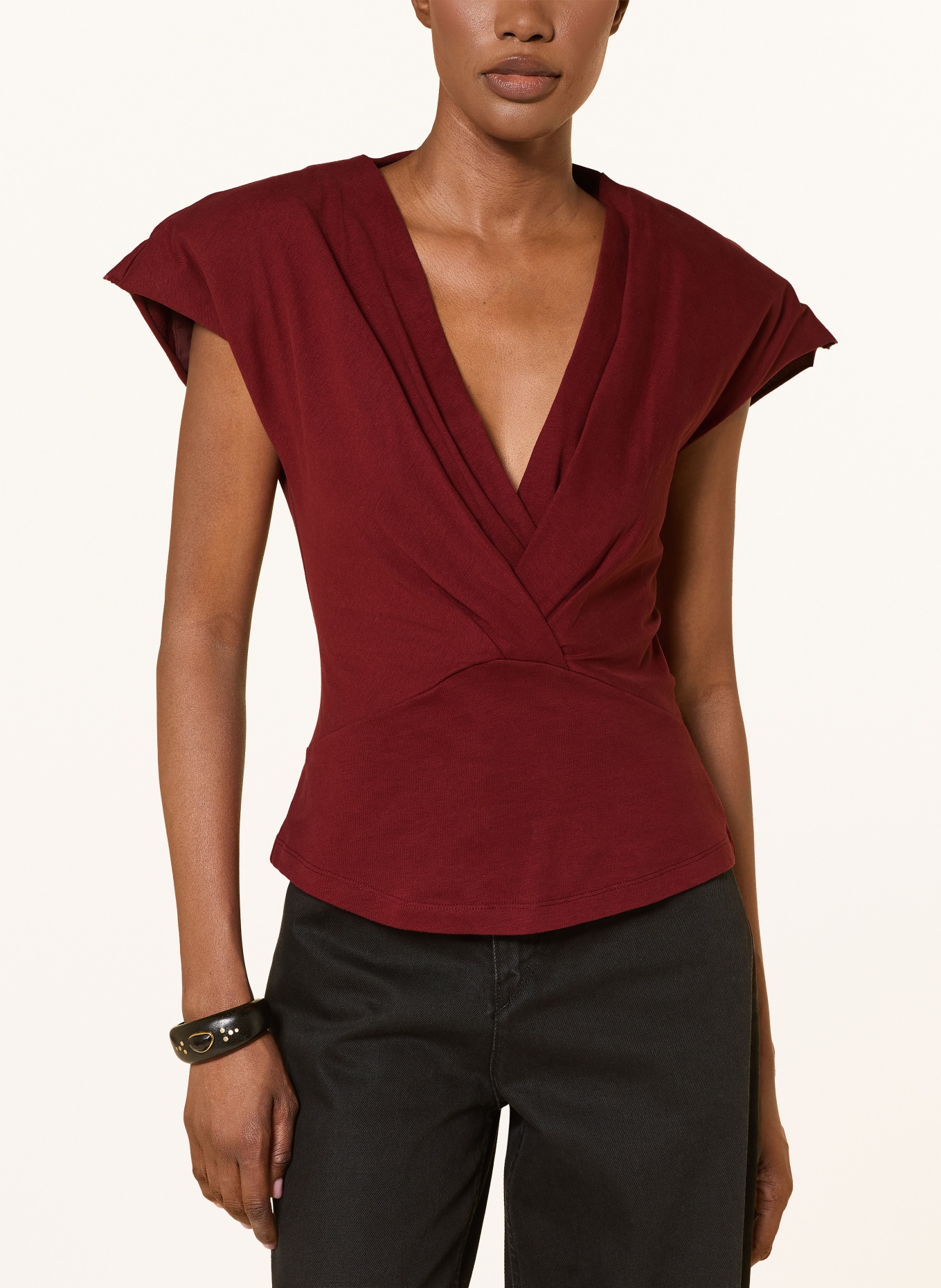 MARANT ÉTOILE NADRINE T-shirt: DARK RED