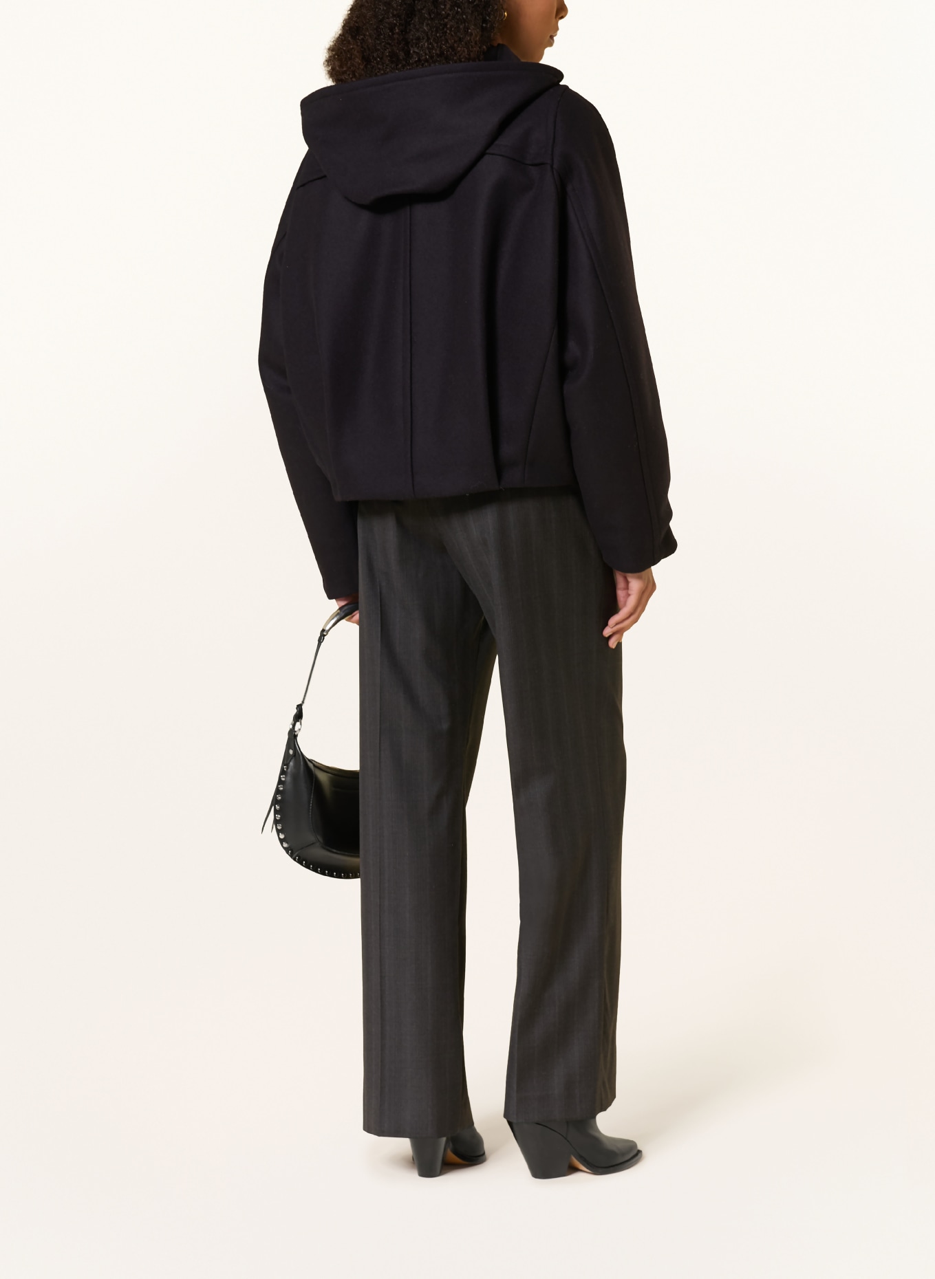 MARANT ÉTOILE TRIXIE-jas: DONKERBLAUW