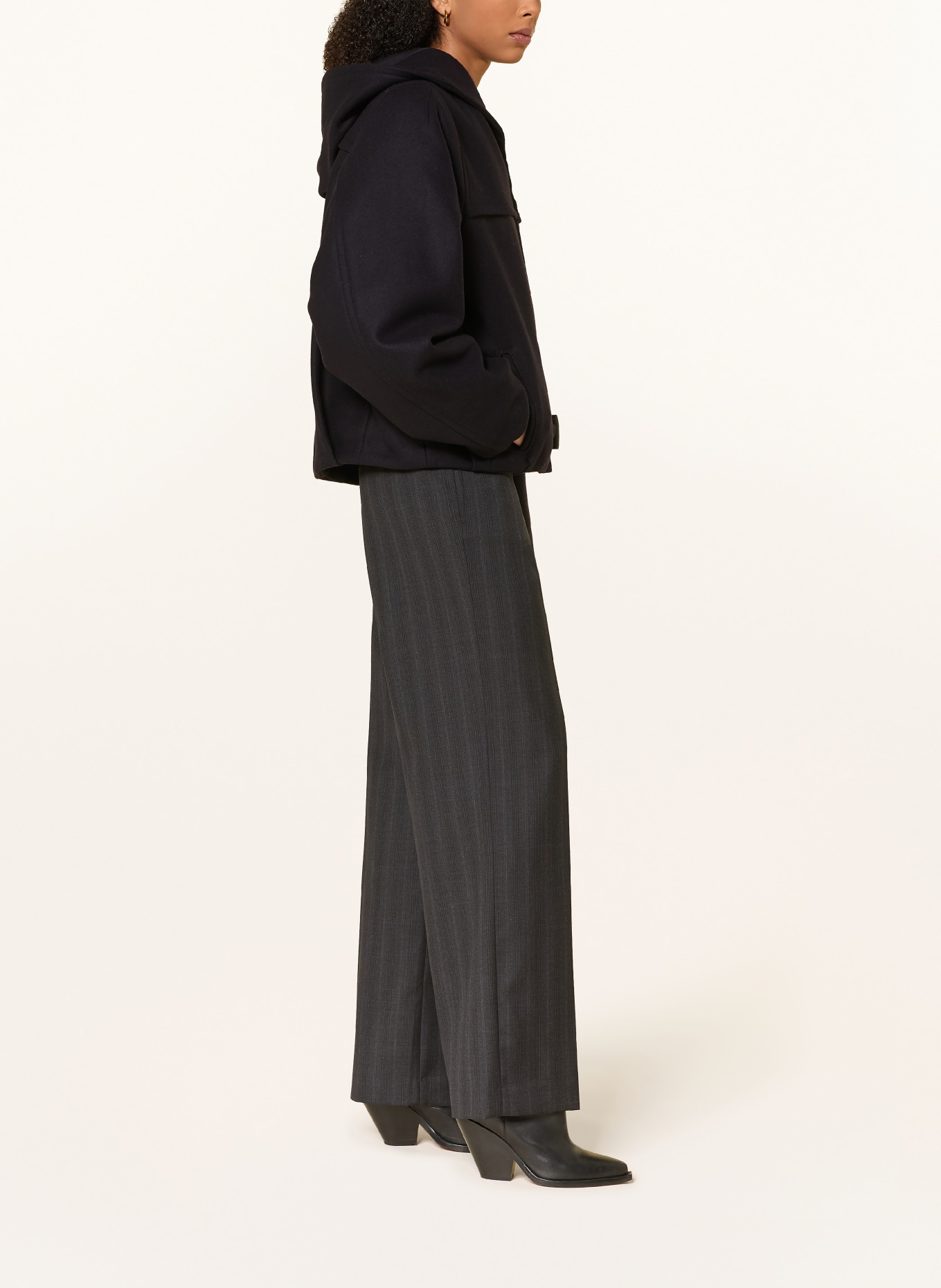 MARANT ÉTOILE TRIXIE-jas: DONKERBLAUW