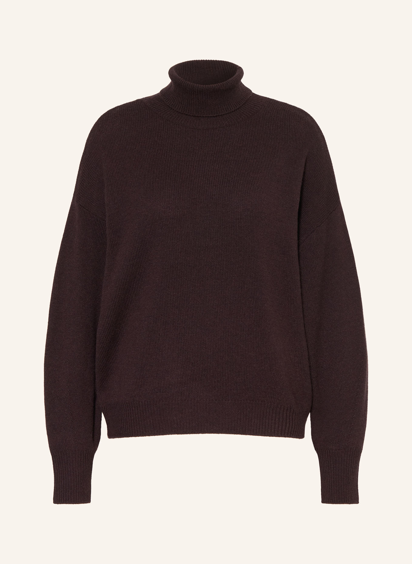 MRS & HUGS Rollkragenpullover: DUNKELBRAUN