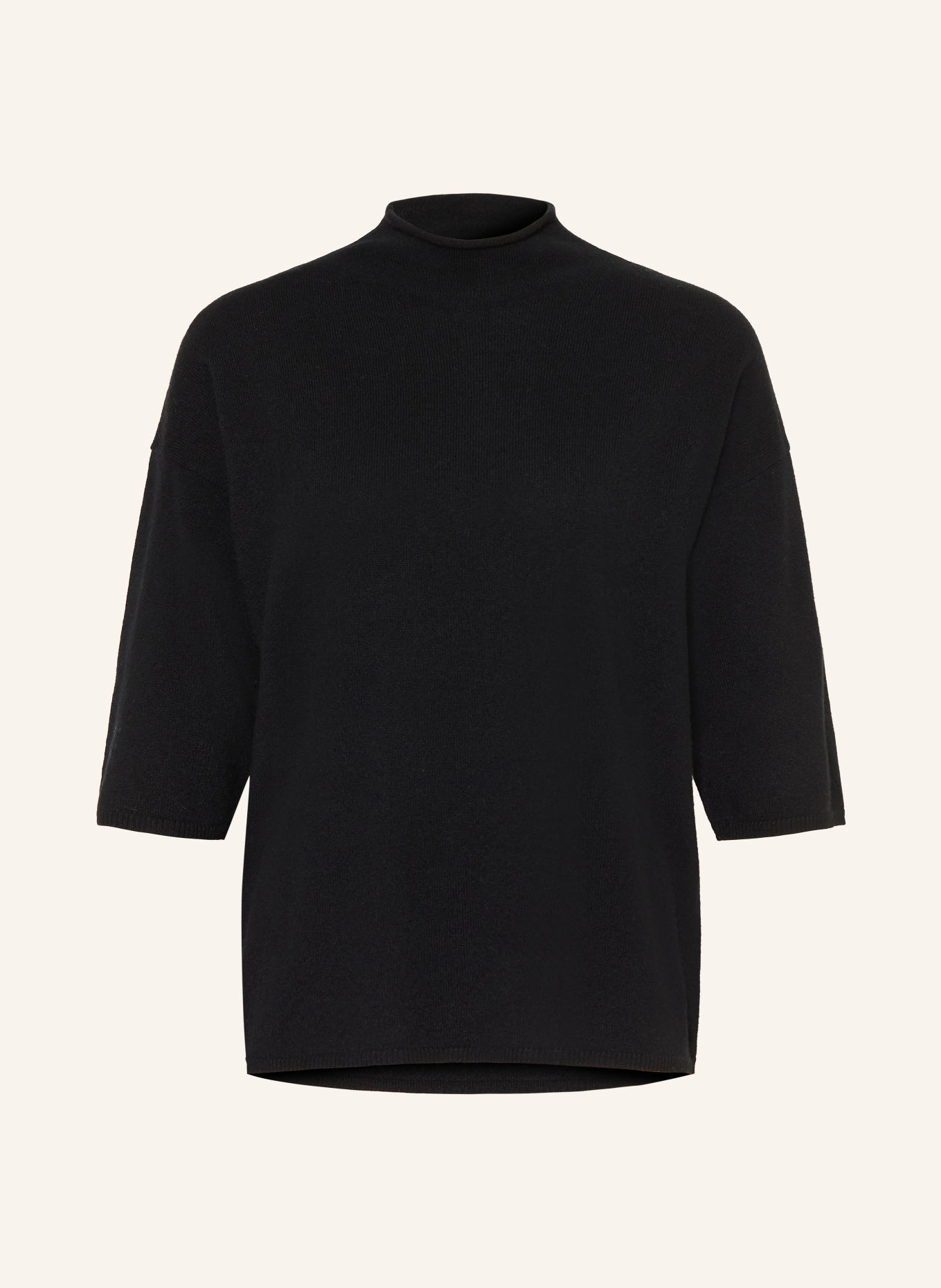 MRS & HUGS Cashmere-Pullover: SCHWARZ
