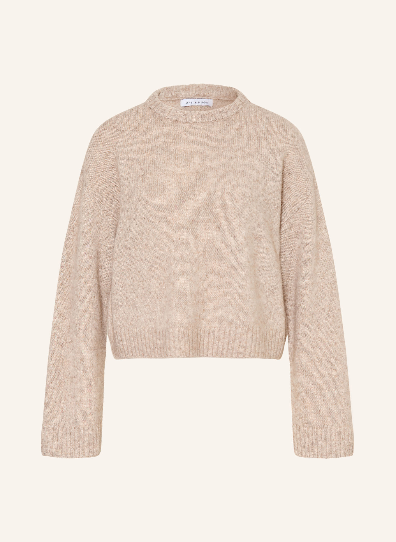 MRS & HUGS Pullover mit Cashmere: BEIGE