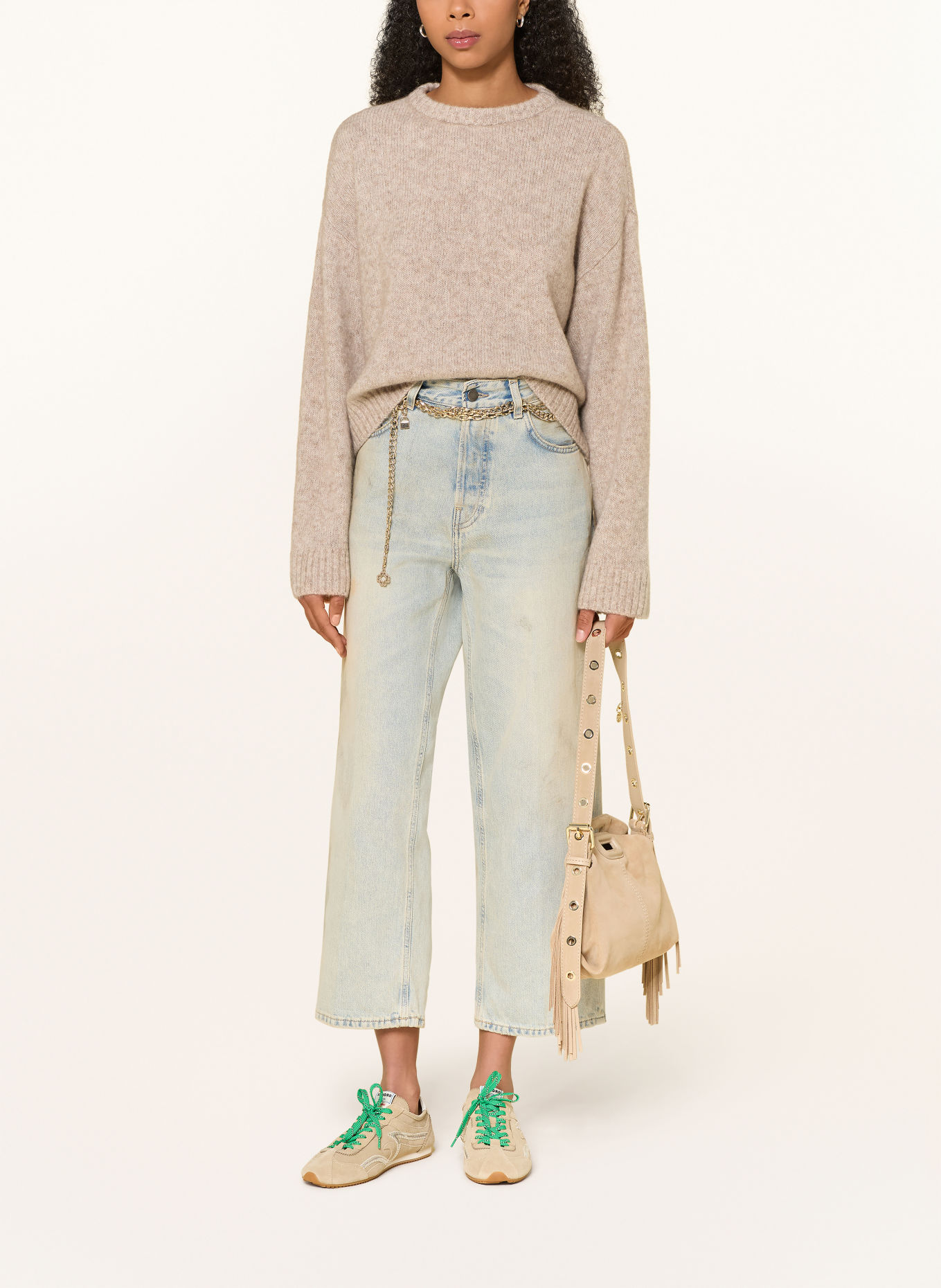 MRS & HUGS Pullover mit Cashmere: BEIGE