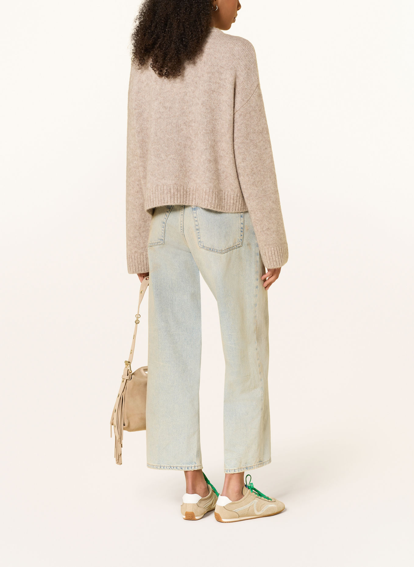 MRS & HUGS Pullover mit Cashmere: BEIGE