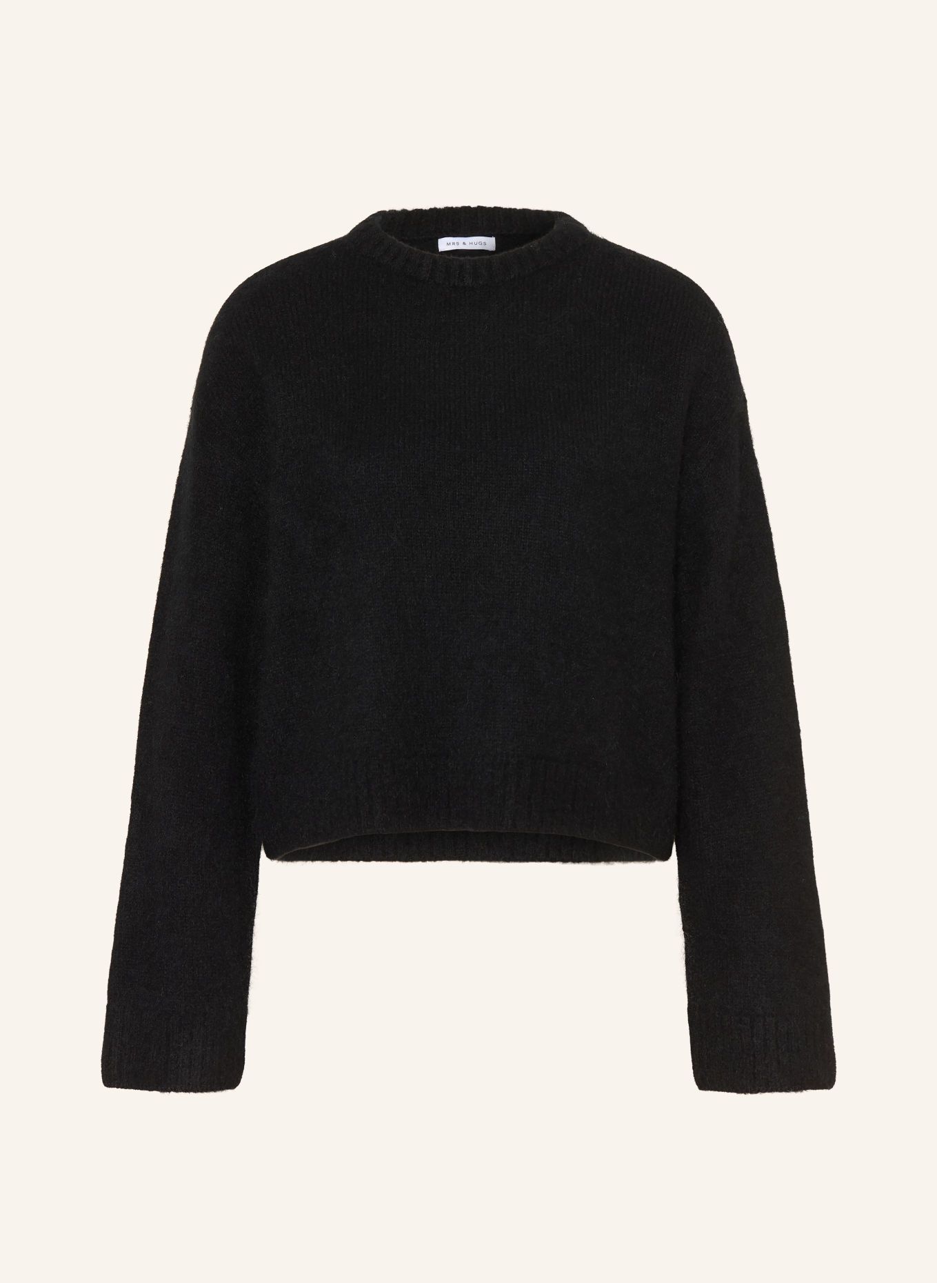 MRS & HUGS Pull en cachemire: NOIR