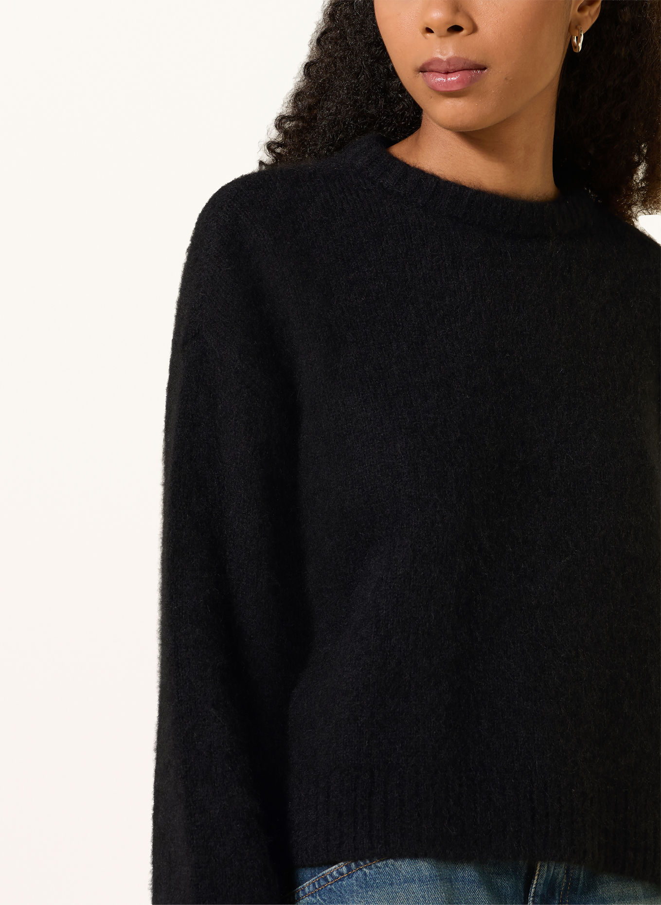MRS & HUGS Pull en cachemire: NOIR