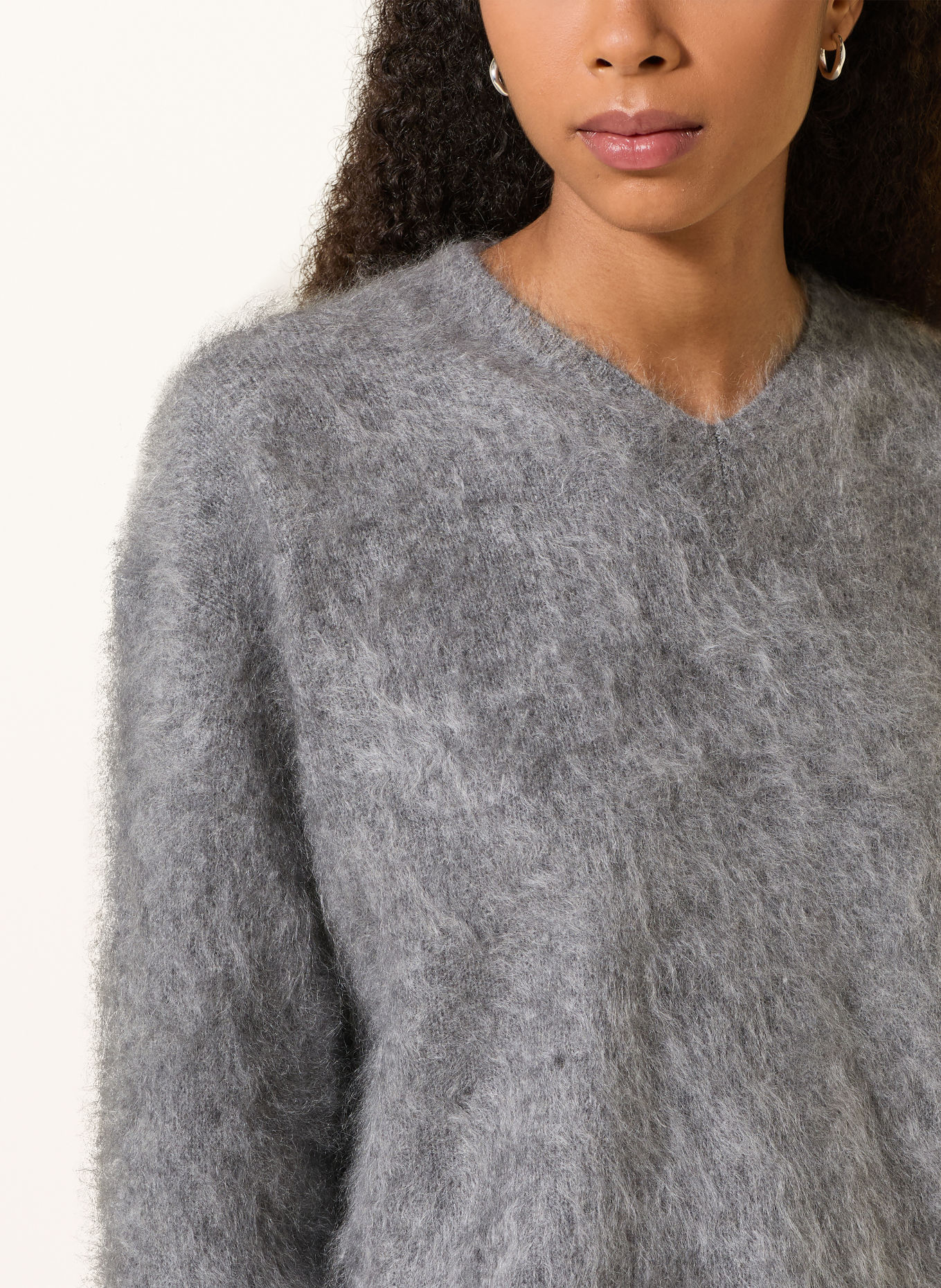MRS & HUGS Cashmere-Pullover: GRAU