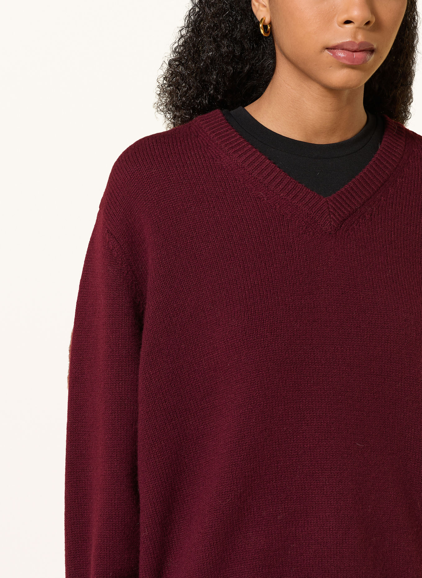 MRS & HUGS Pullover: DUNKELROT
