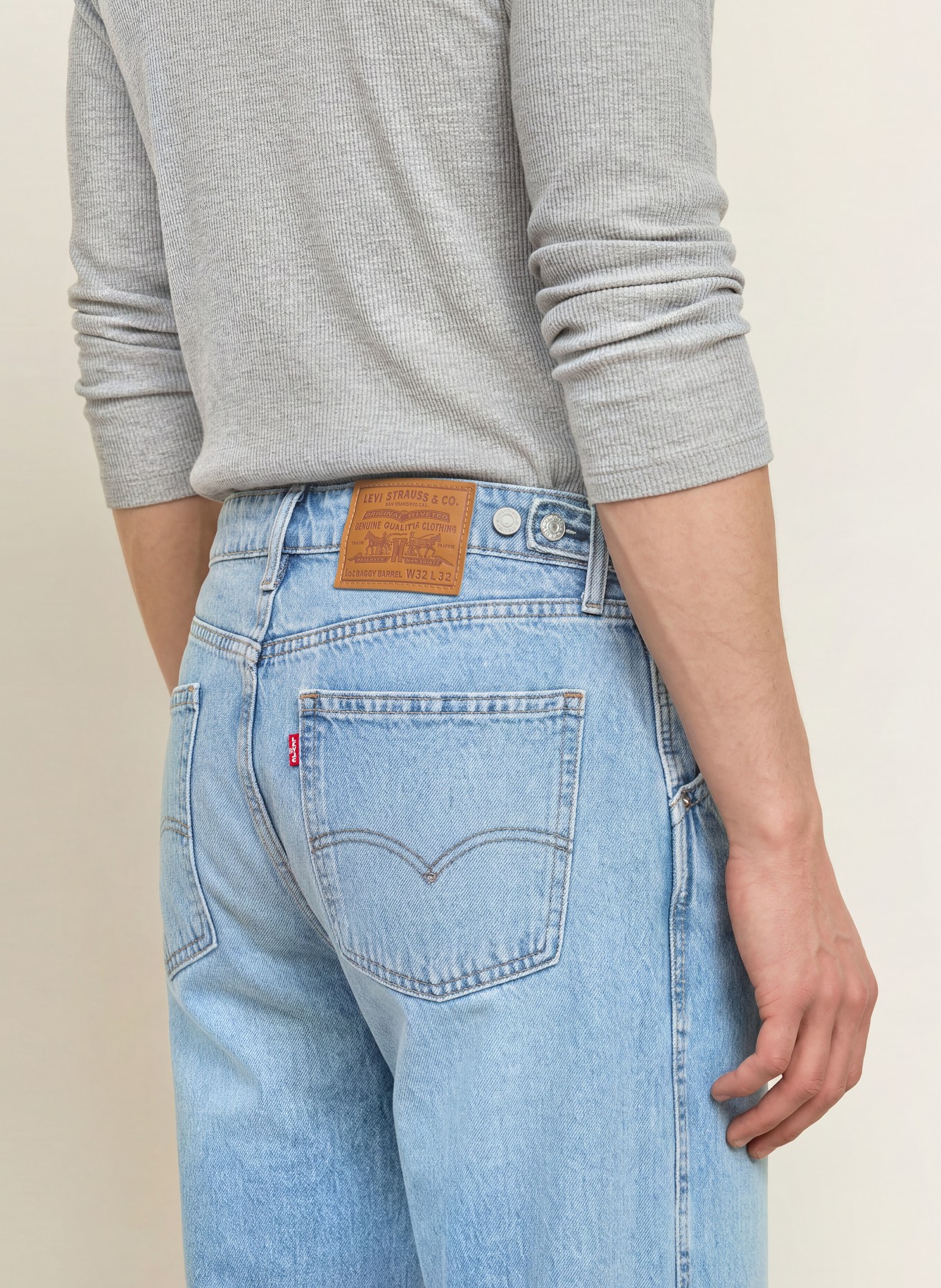 Levi's® Jeans BAGGY BARREL Baggy Fit: 09 Light Indigo - Worn In