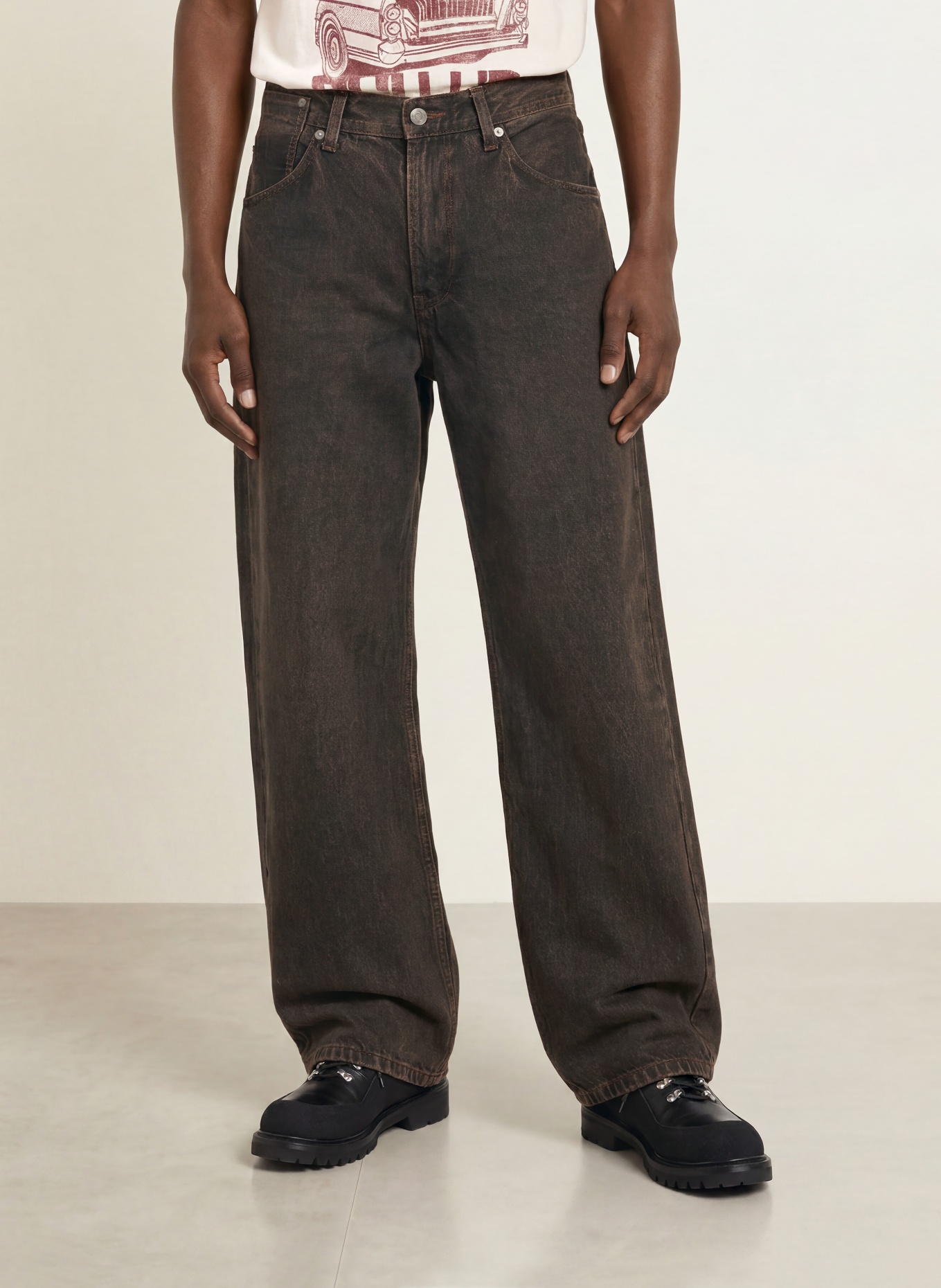 Levi's® Jean TWISTED BAGGY WIDE LEG, coupe large: 00 Blacks