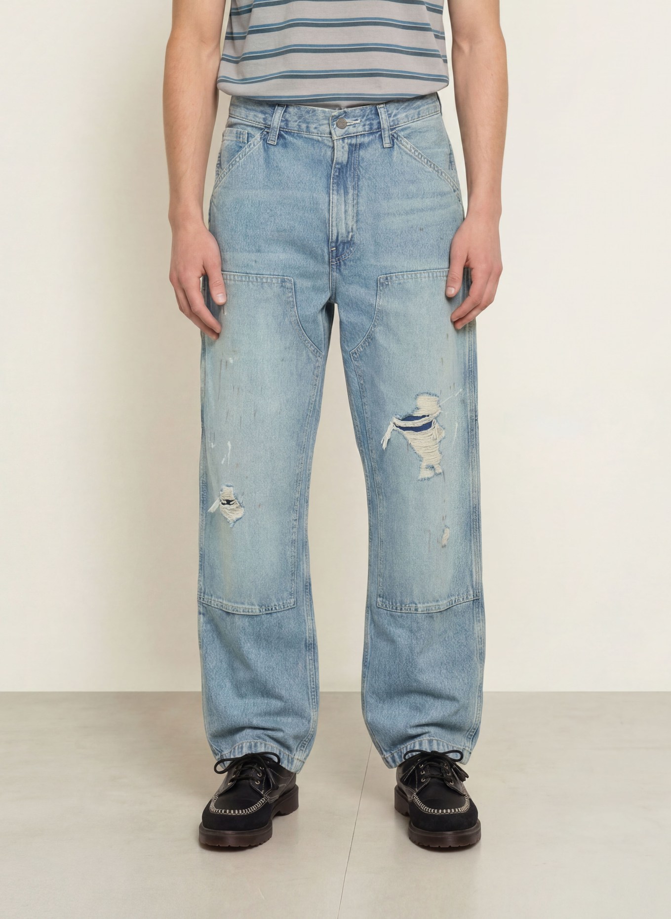 Levi's® Jean destroy 568, coupe ample: 20 Med Indigo - Worn In
