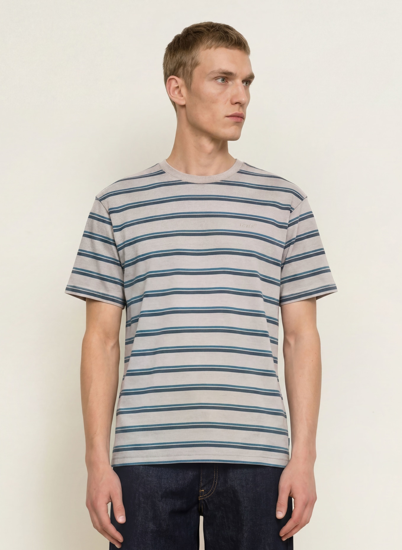Levi's® Tricou: GRI / ALBASTRU