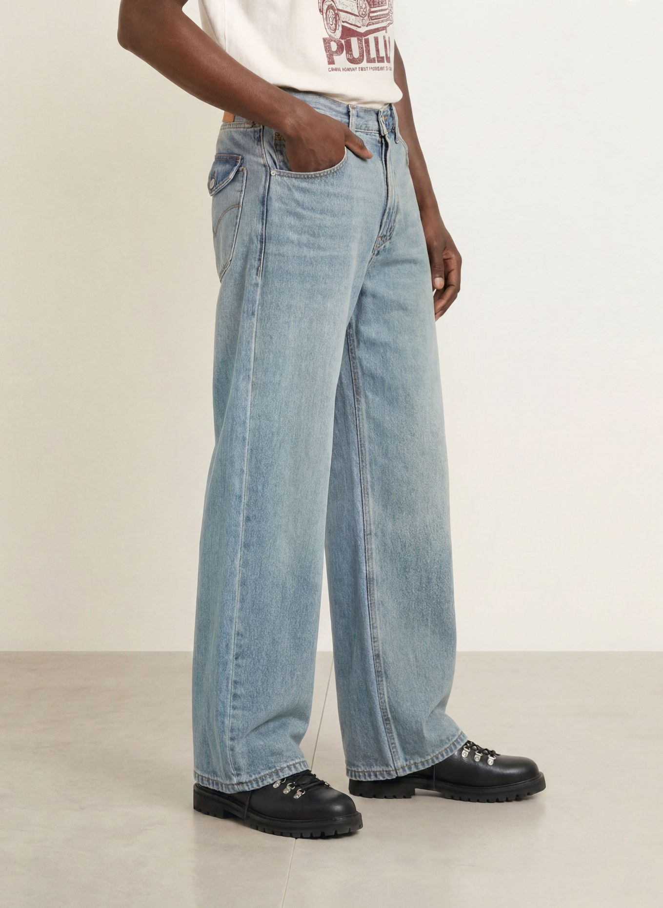 Levi's® Jeans TWISTED BAGGY Wide Fit: 01 Light Indigo - Worn In