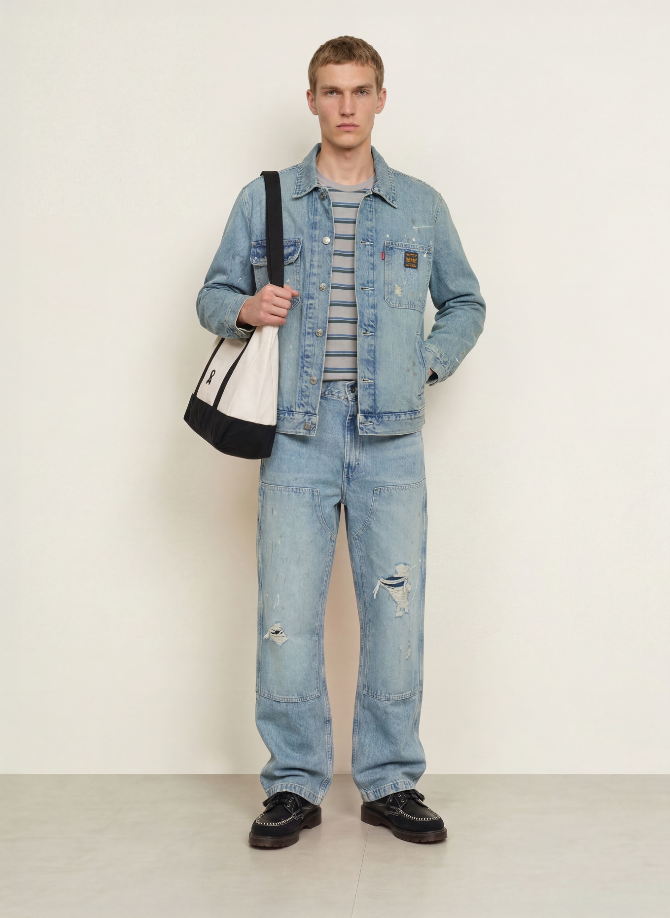 Levi's® Jeansjacka SUNRISE TRUCKER: 31 Med Indigo - Worn In