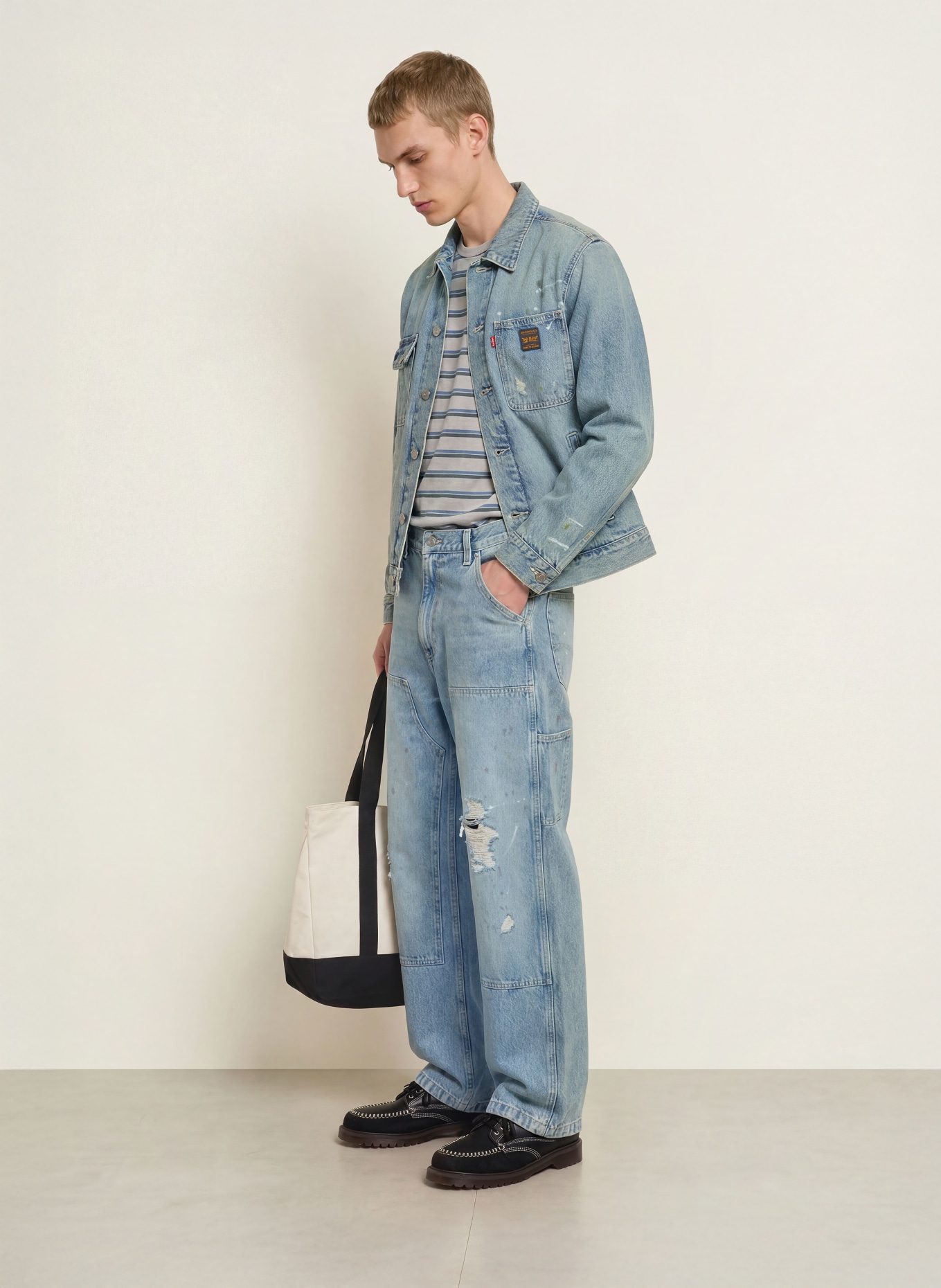 Levi's® Jeansjacka SUNRISE TRUCKER: 31 Med Indigo - Worn In