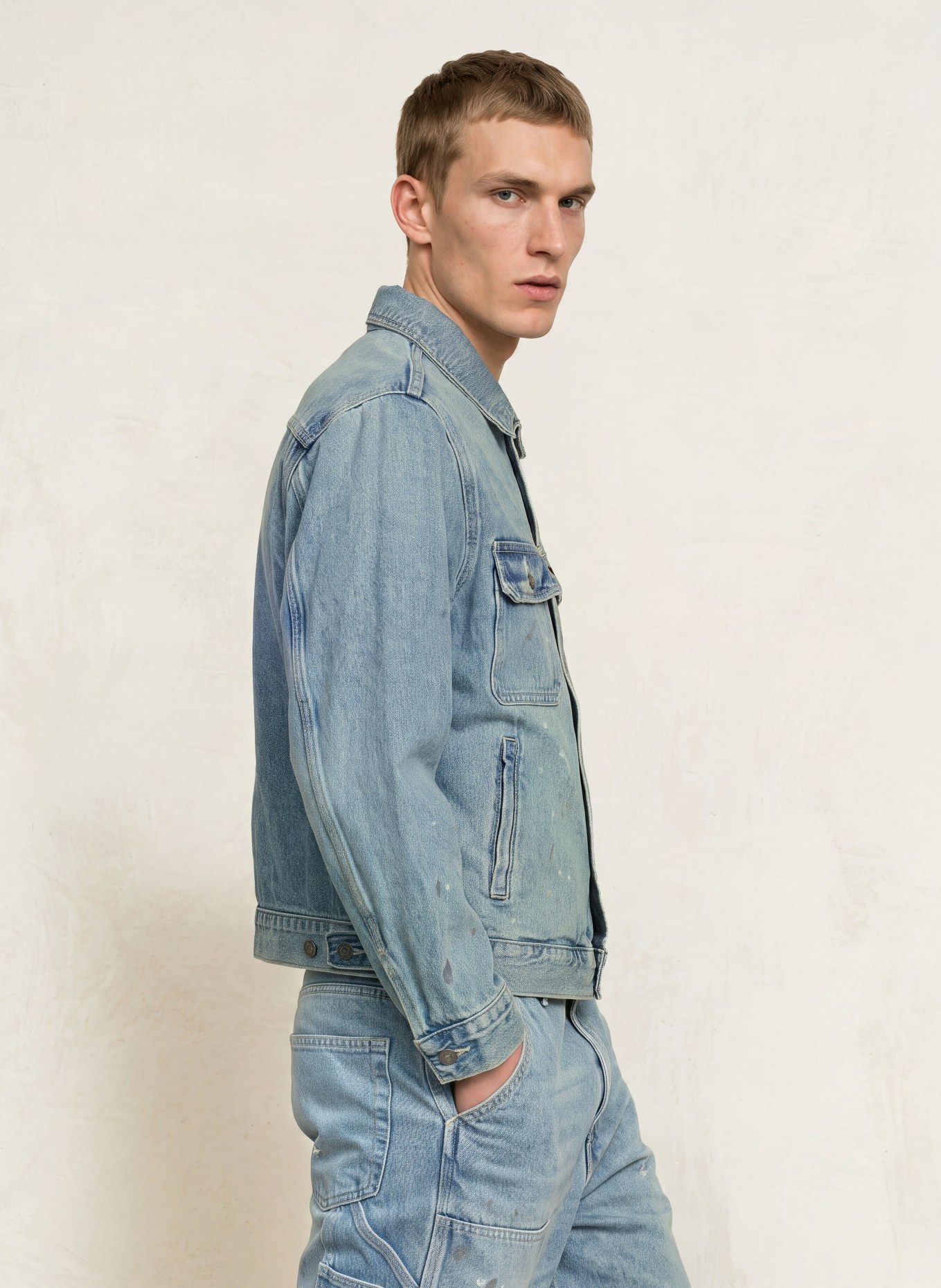 Levi's® Jeansjacka SUNRISE TRUCKER: 31 Med Indigo - Worn In