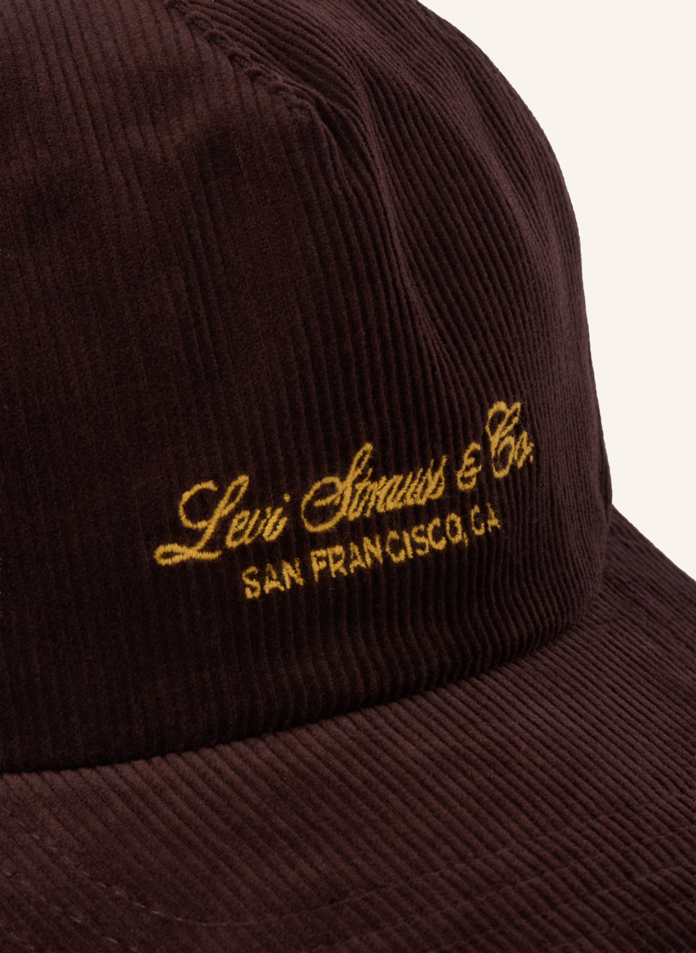 Levi's® LAKESHORE-pet van corduroy: MARRON FONCÉ