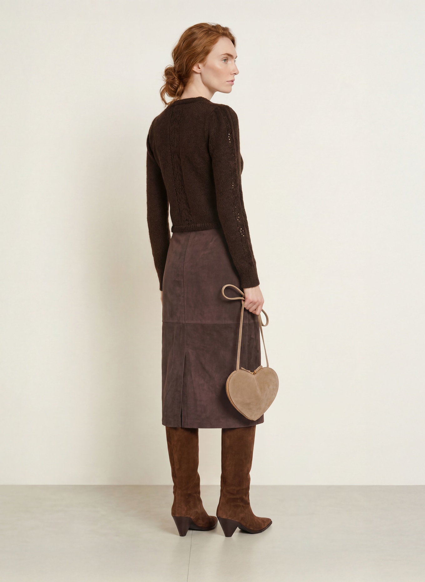 Johann & Johanna Cardigan din mohair: MARO ÎNCHIS