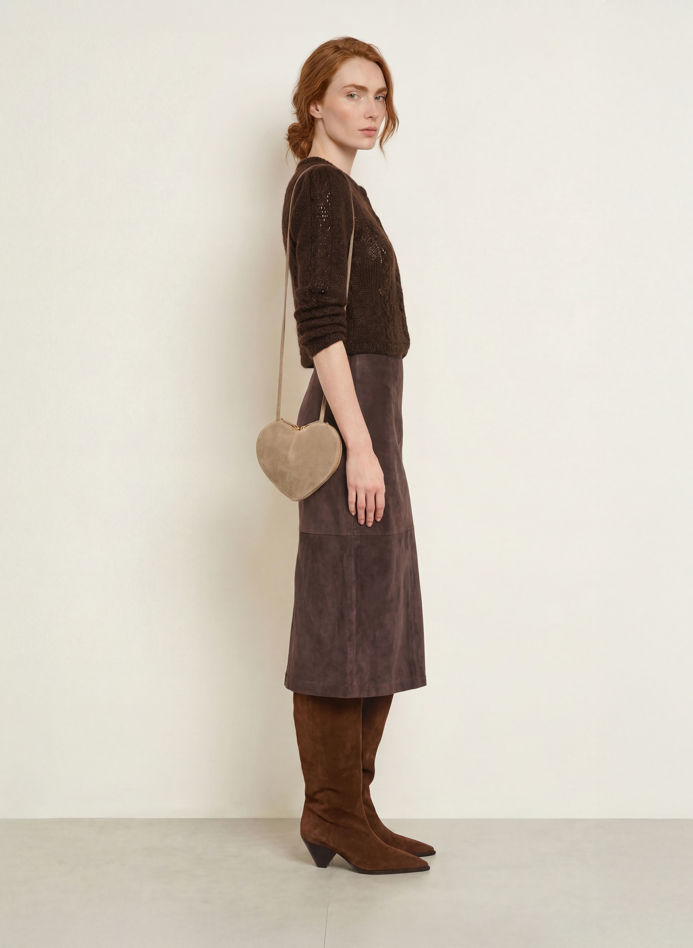Johann & Johanna Cardigan din mohair: MARO ÎNCHIS