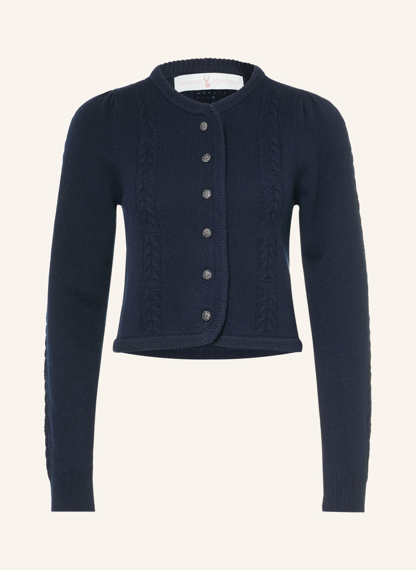 Johann & Johanna Strickjacke: DUNKELBLAU