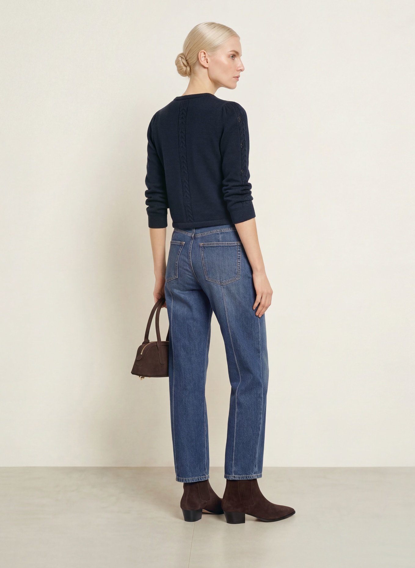 Johann & Johanna Strickjacke: DUNKELBLAU