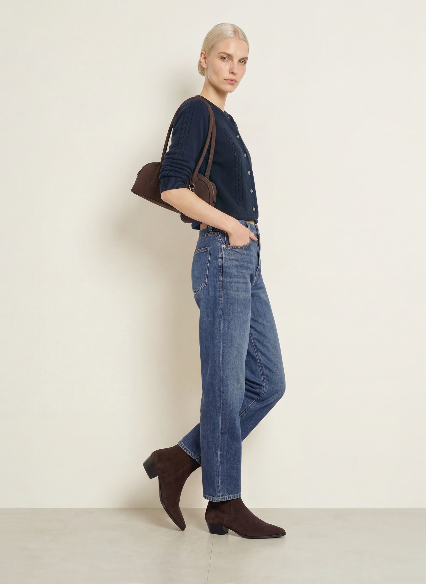 Johann & Johanna Strickjacke: DUNKELBLAU