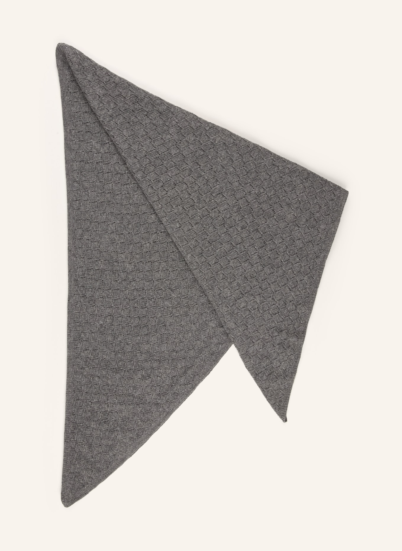Johann & Johanna Triangular scarf: GRAY