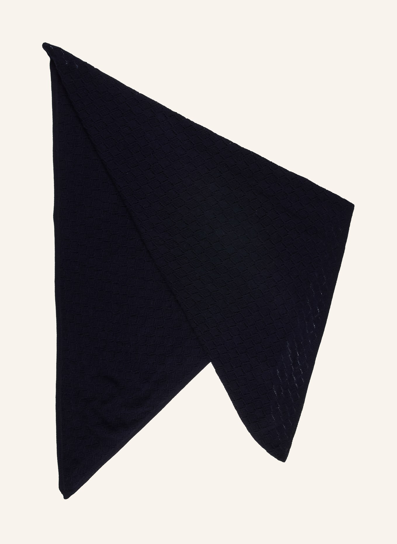 Johann & Johanna Triangular scarf: DARK BLUE