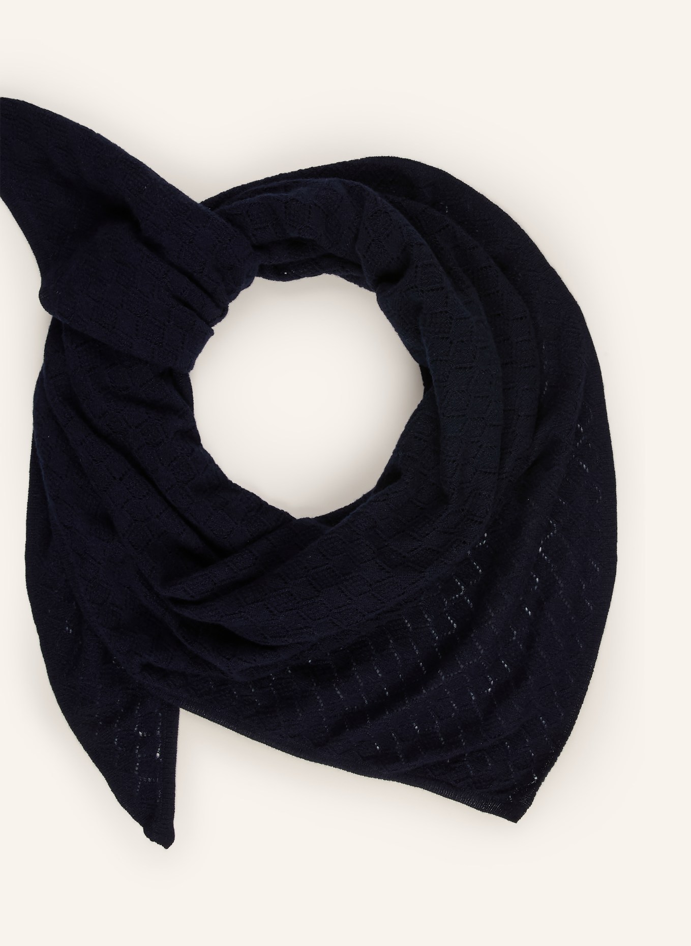 Johann & Johanna Triangular scarf: DARK BLUE