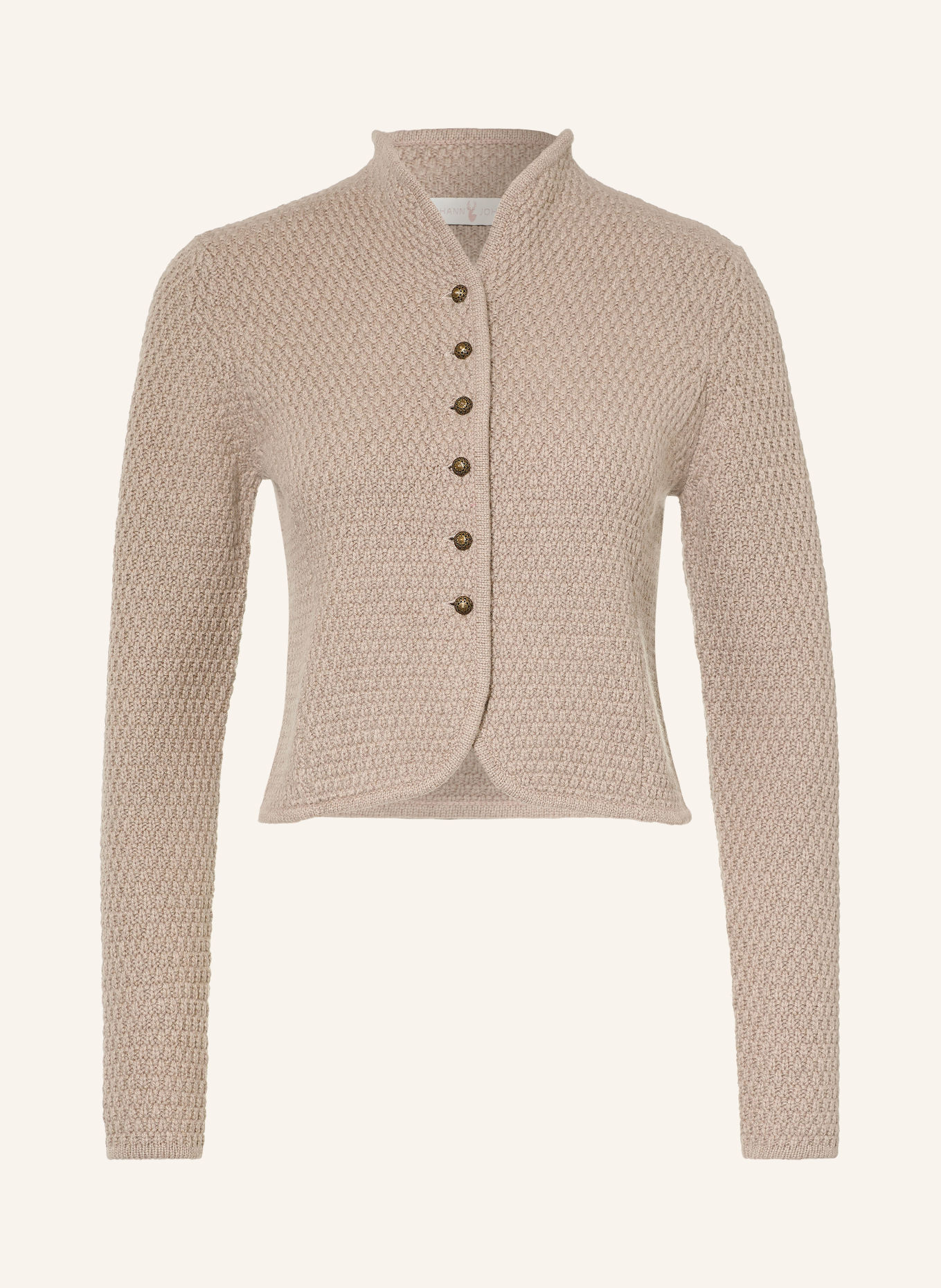 Johann & Johanna Strickjacke: TAUPE