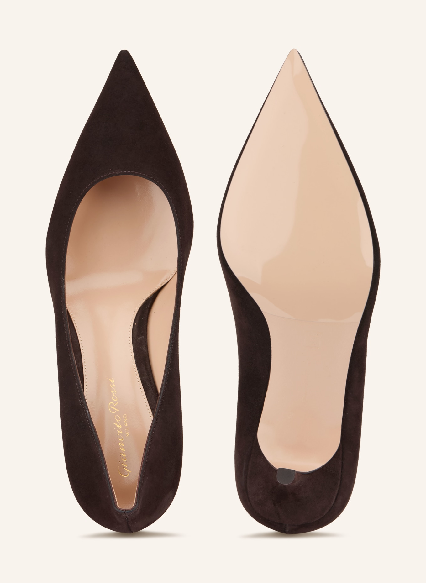 Gianvito Rossi Escarpins GIANVITO 55: MARRON FONCÉ