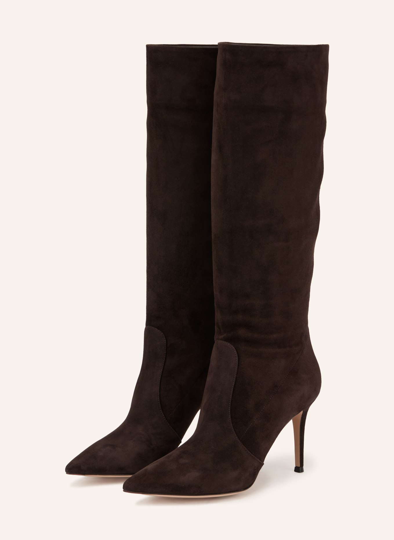 Gianvito Rossi Bottes HANSEN: MARRON