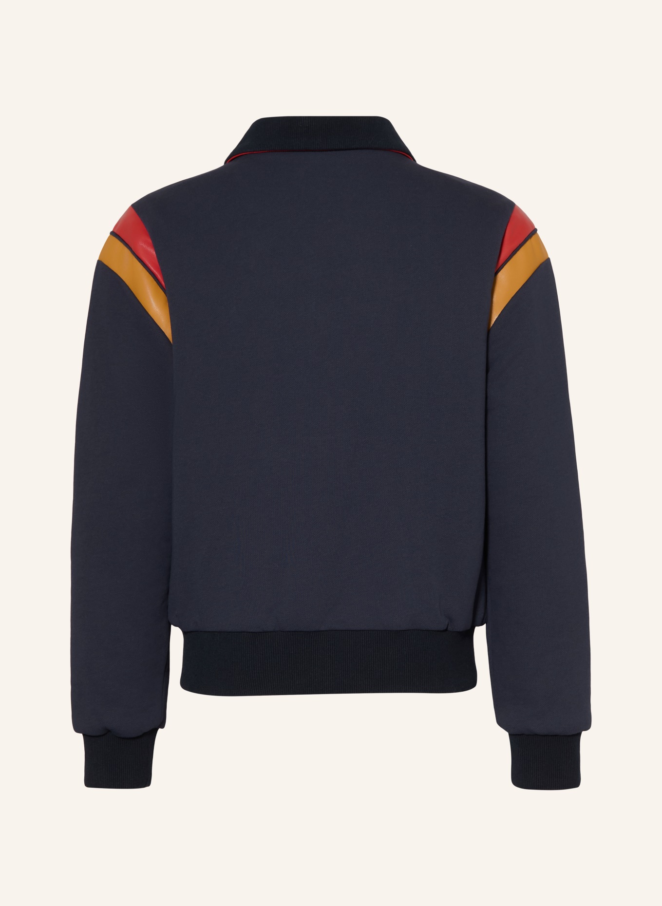VERSACE Blouson: BLEU FONCÉ / ROUGE / JAUNE FONCÉ