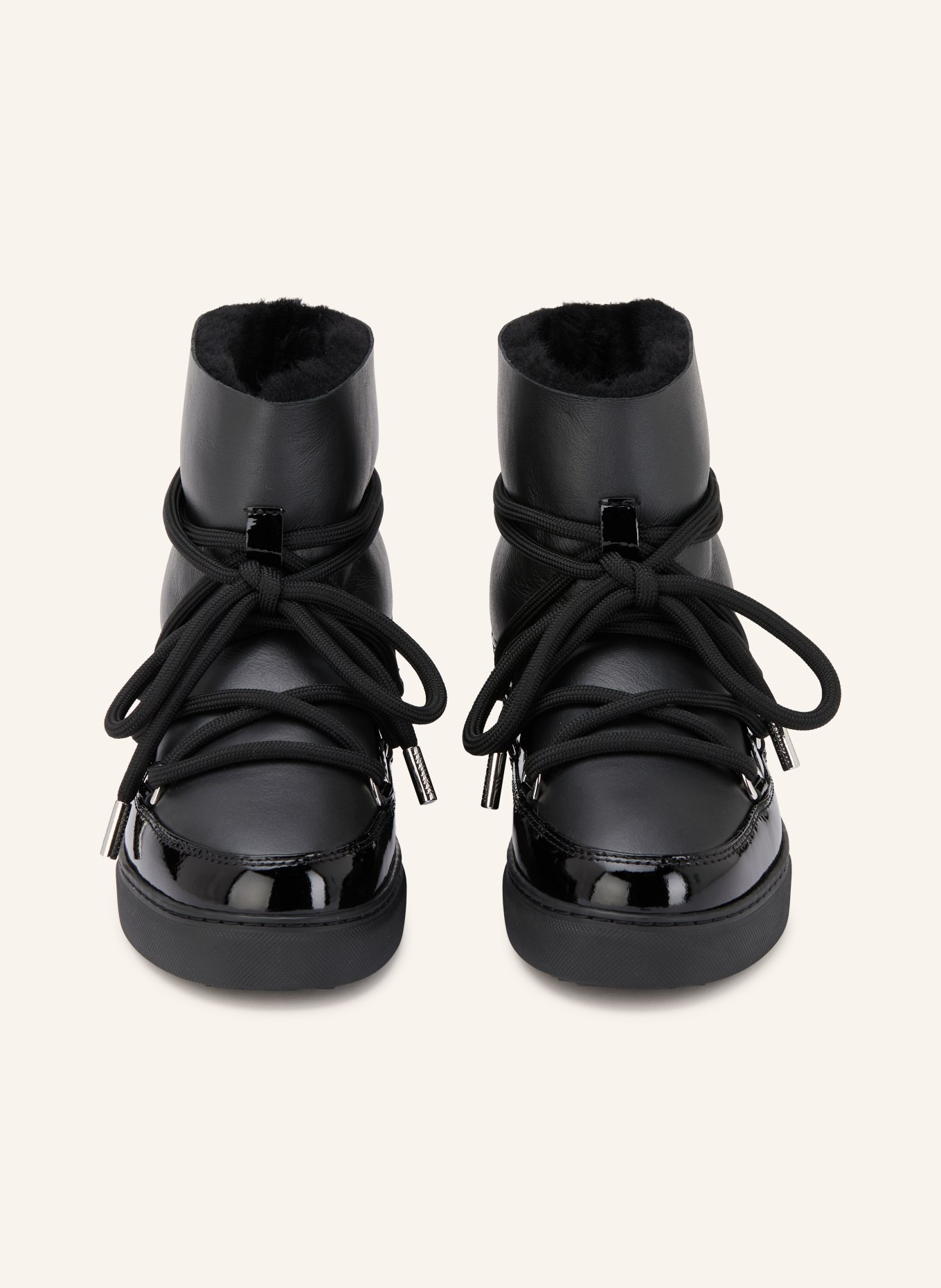 INUIKII Boots vernies GLOSSY: NOIR