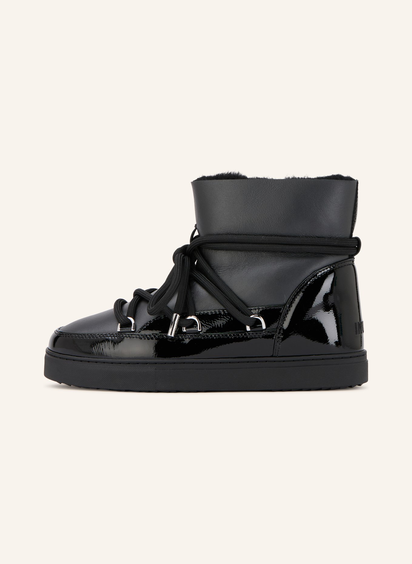 INUIKII Boots vernies GLOSSY: NOIR