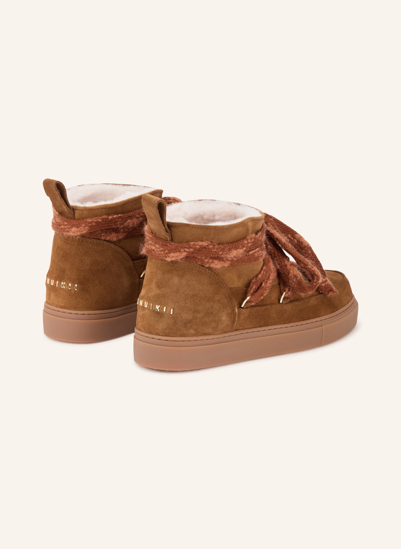 INUIKII Boots CLASSIC LOW: MARRON / OR