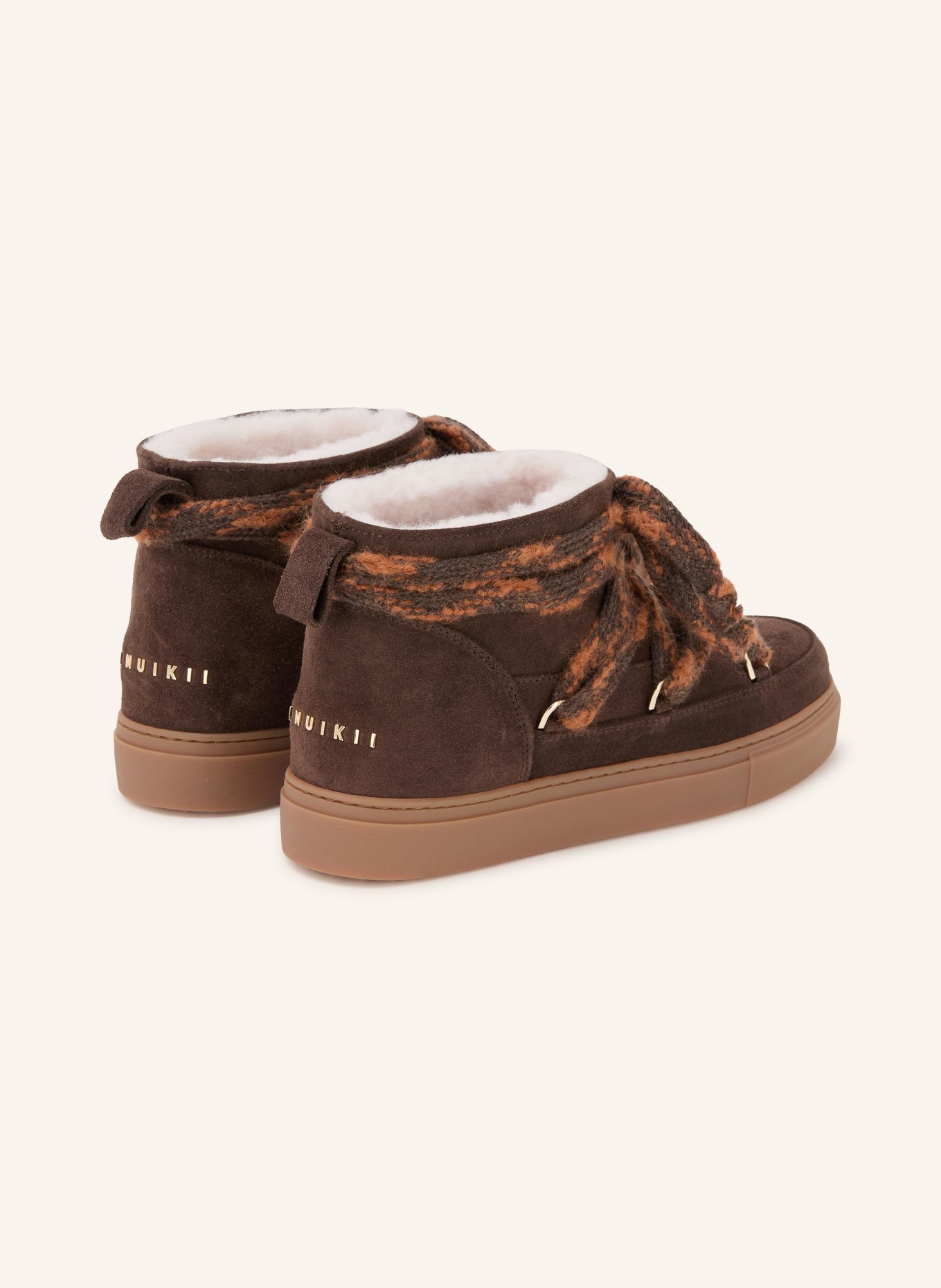 INUIKII Boots CLASSIC LOW: DUNKELBRAUN / BRAUN