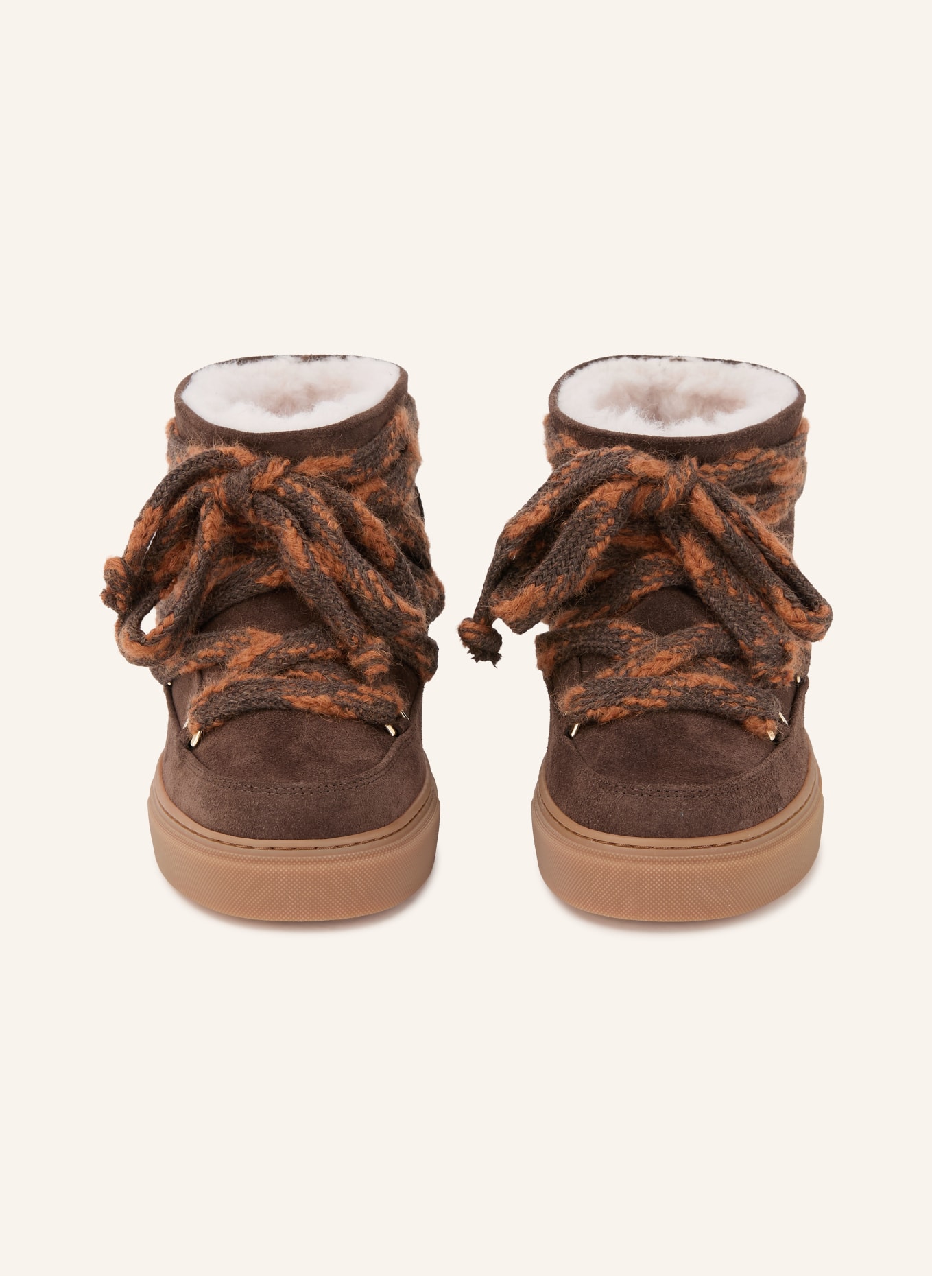 INUIKII Boots CLASSIC LOW: DUNKELBRAUN / BRAUN