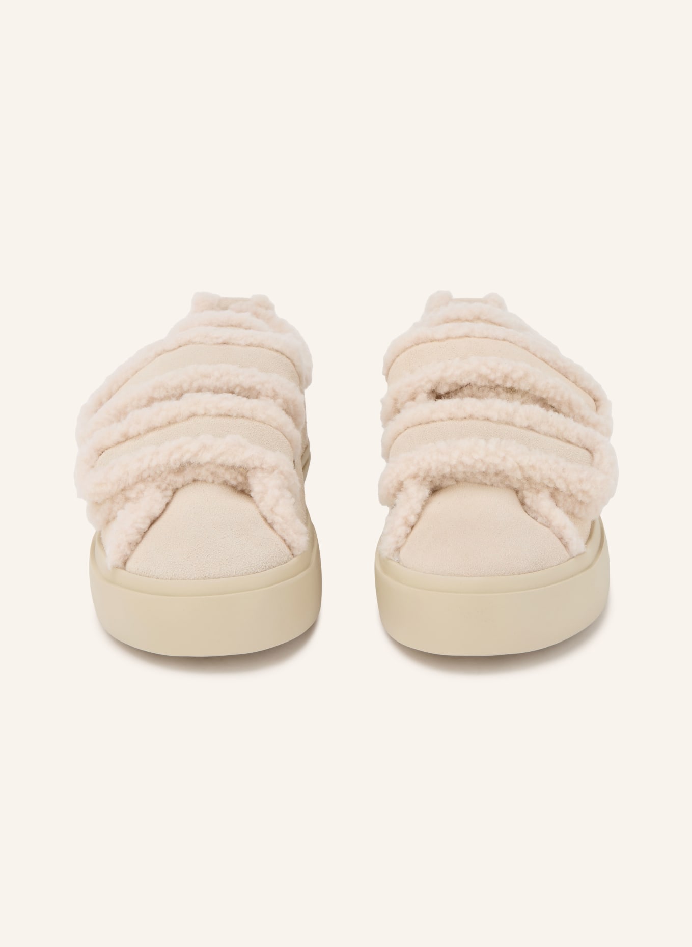 INUIKII Sneakers VELCRO LOW: CRÈME