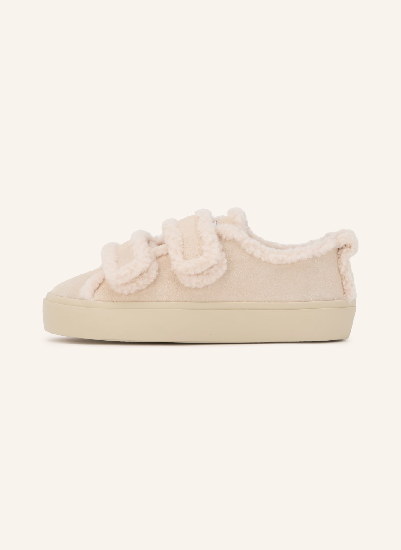 INUIKII Sneakers VELCRO LOW: CRÈME