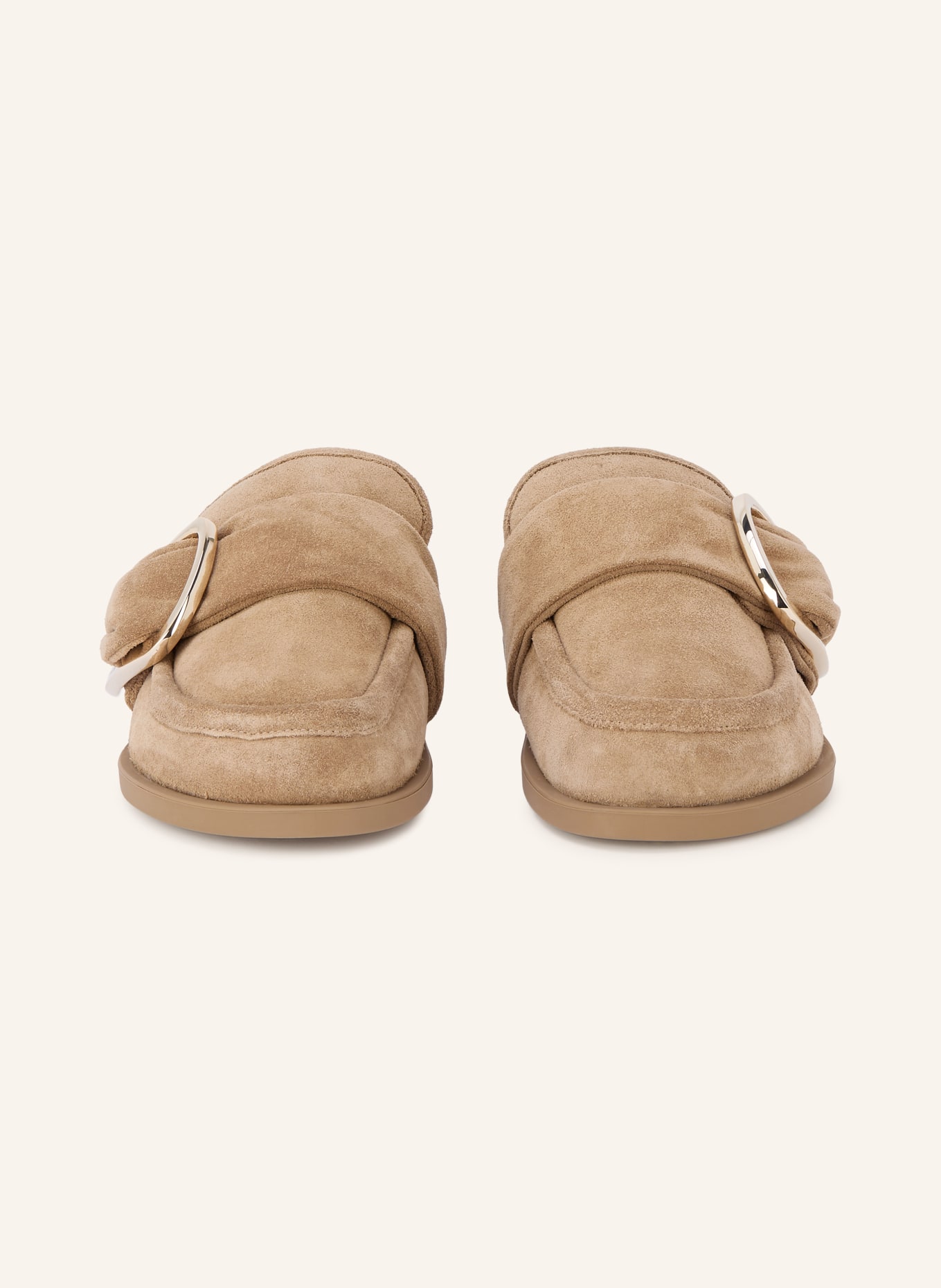 INUIKII Mules: CHAMEAU / MARRON CLAIR