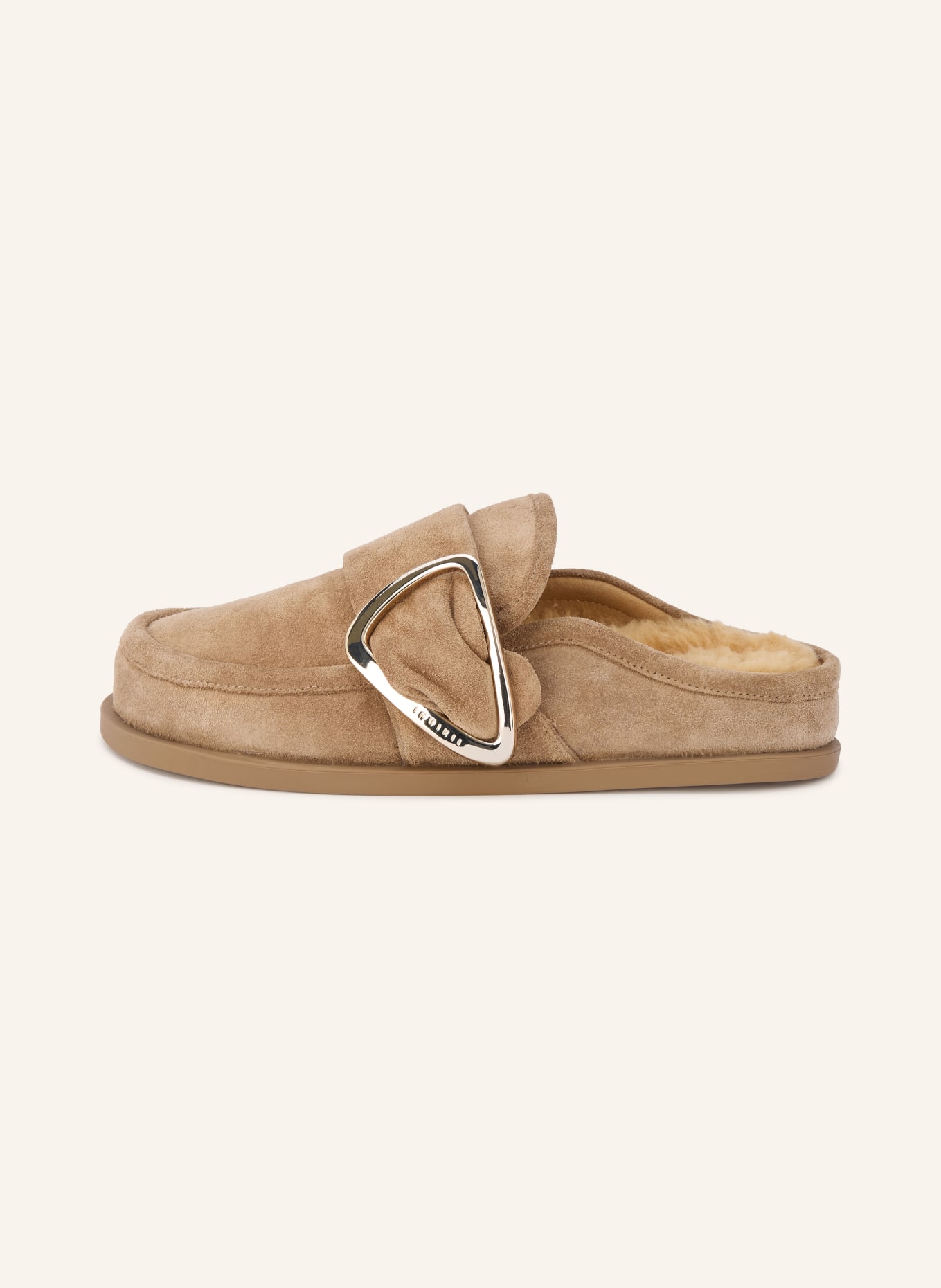 INUIKII Mules: CHAMEAU / MARRON CLAIR