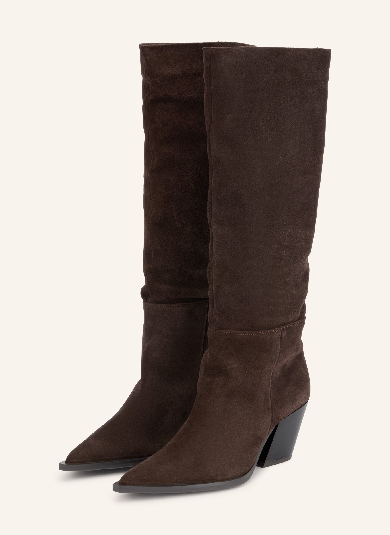 STEVE MADDEN Kowbojki MENTHE: CIEMNOBRĄZOWY / ZŁOTY