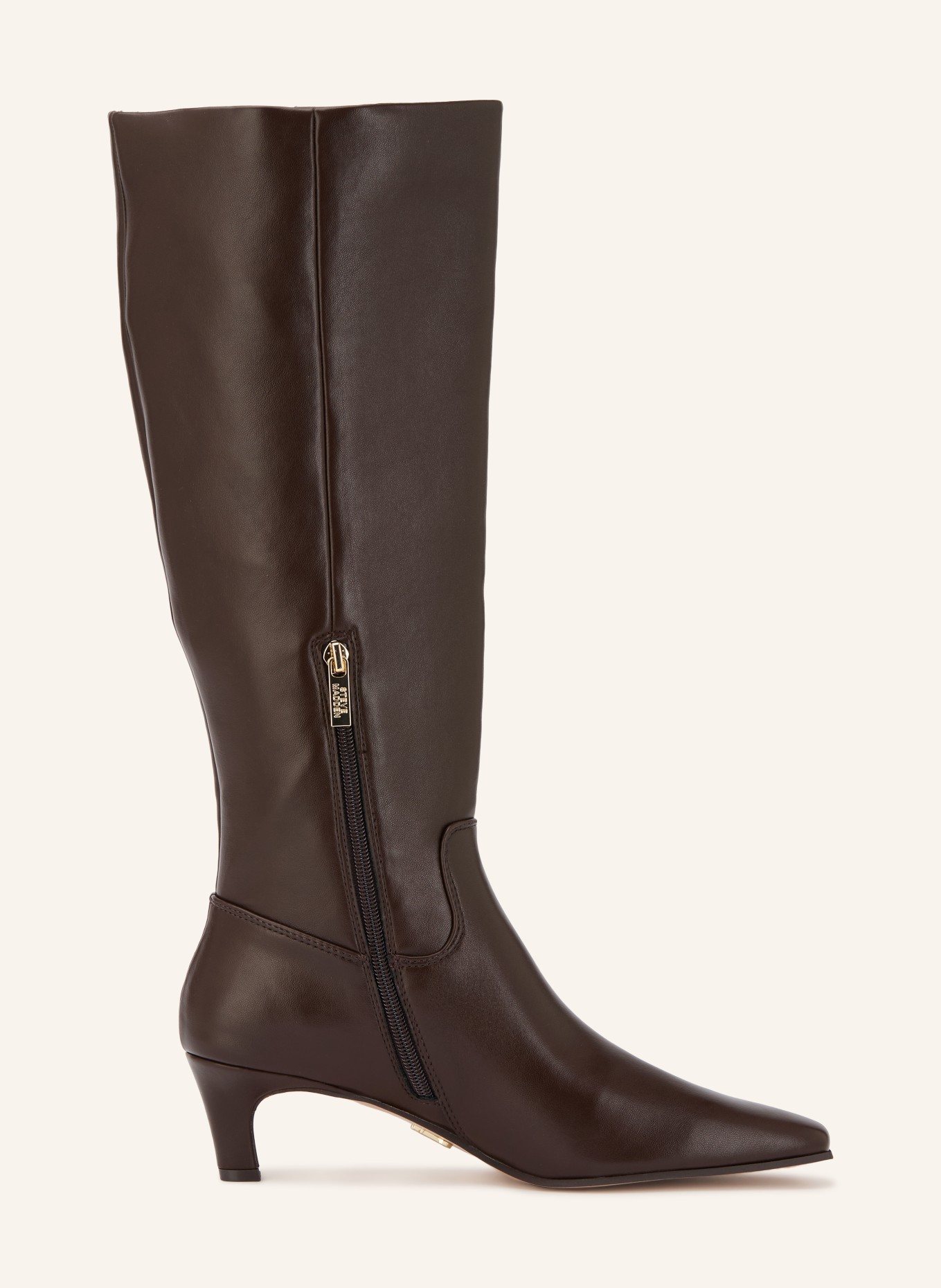 STEVE MADDEN Bottes NEW DAVIS: MARRON FONCÉ